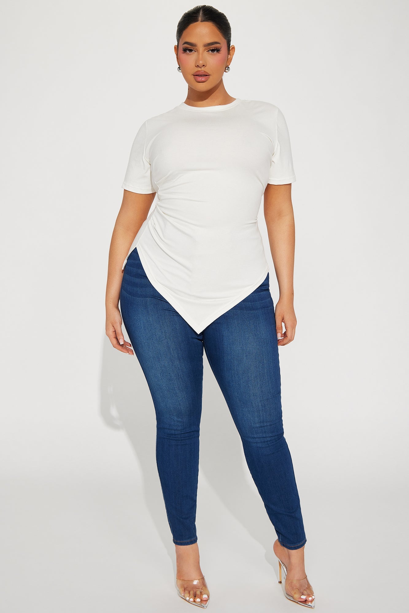Take Control Asymmetrical Top - Ivory