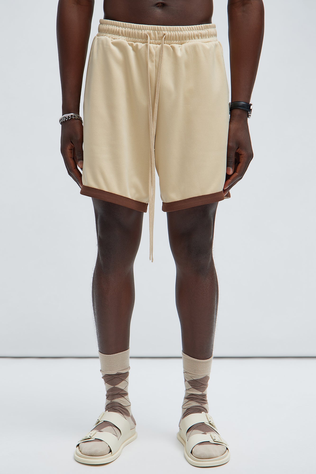 Kingpin Warmup Shorts - Tan