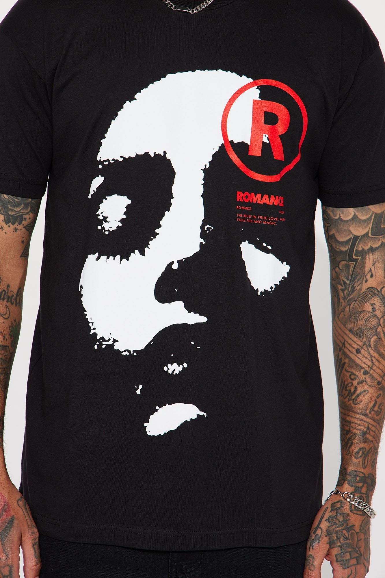 Romance Short Sleeve Tee - Black