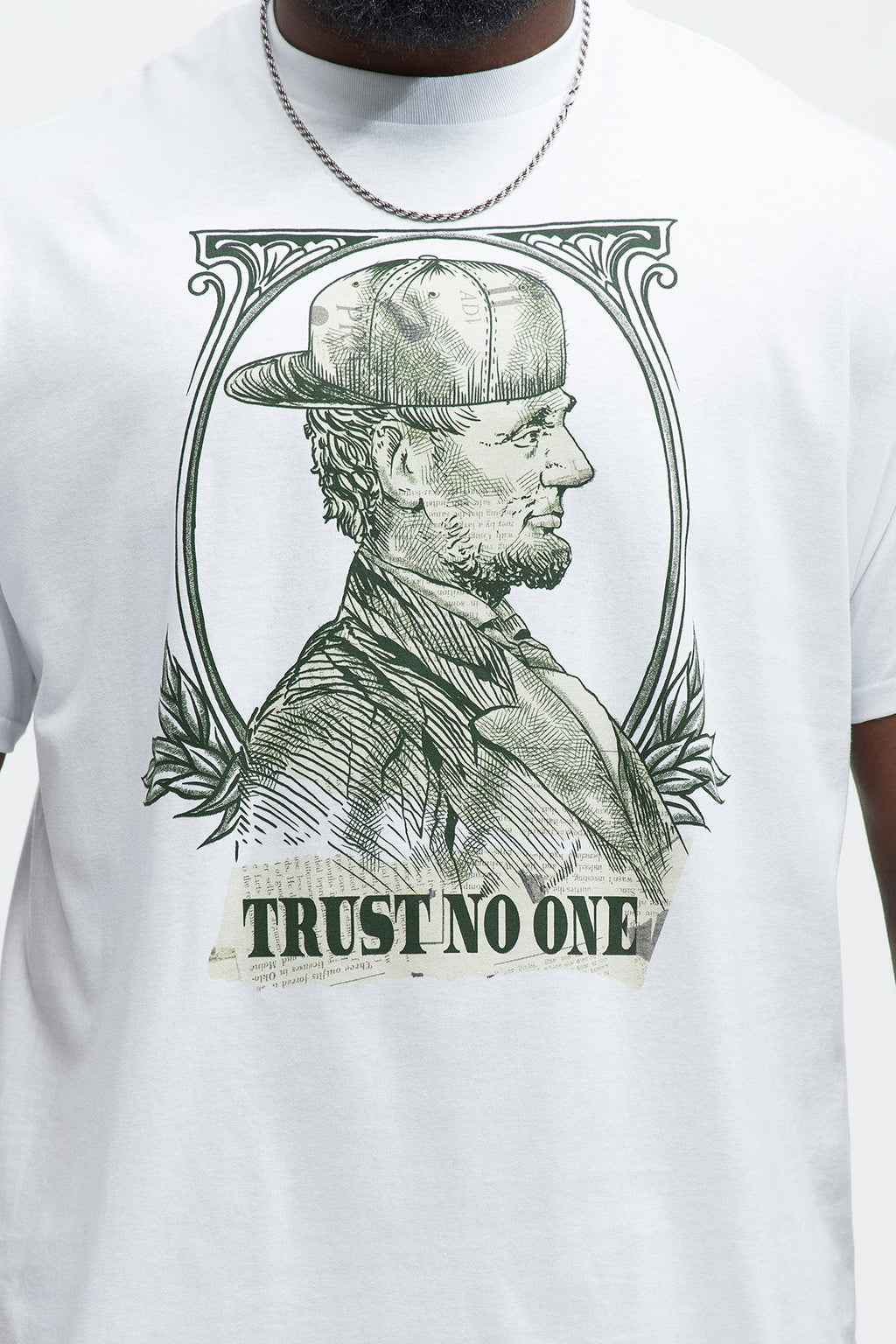 All About The Abrahams Short Sleeve Tee - White
