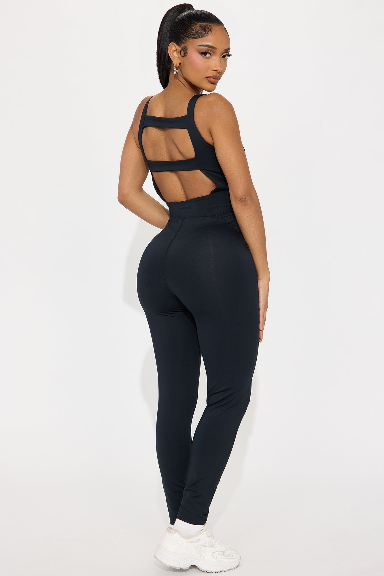 Match Set Elevate Active Jumpsuit - Black