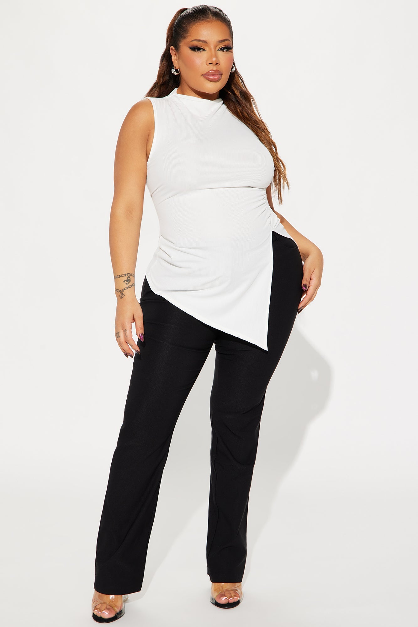 Harmony Sleeveless Top - Ivory
