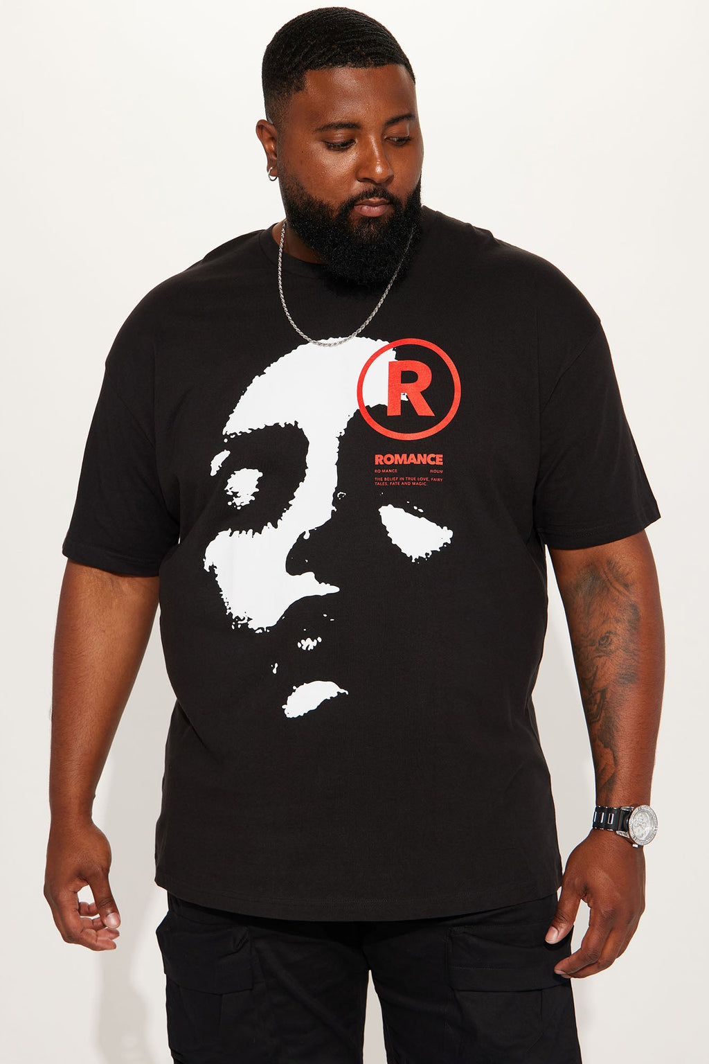 Romance Short Sleeve Tee - Black