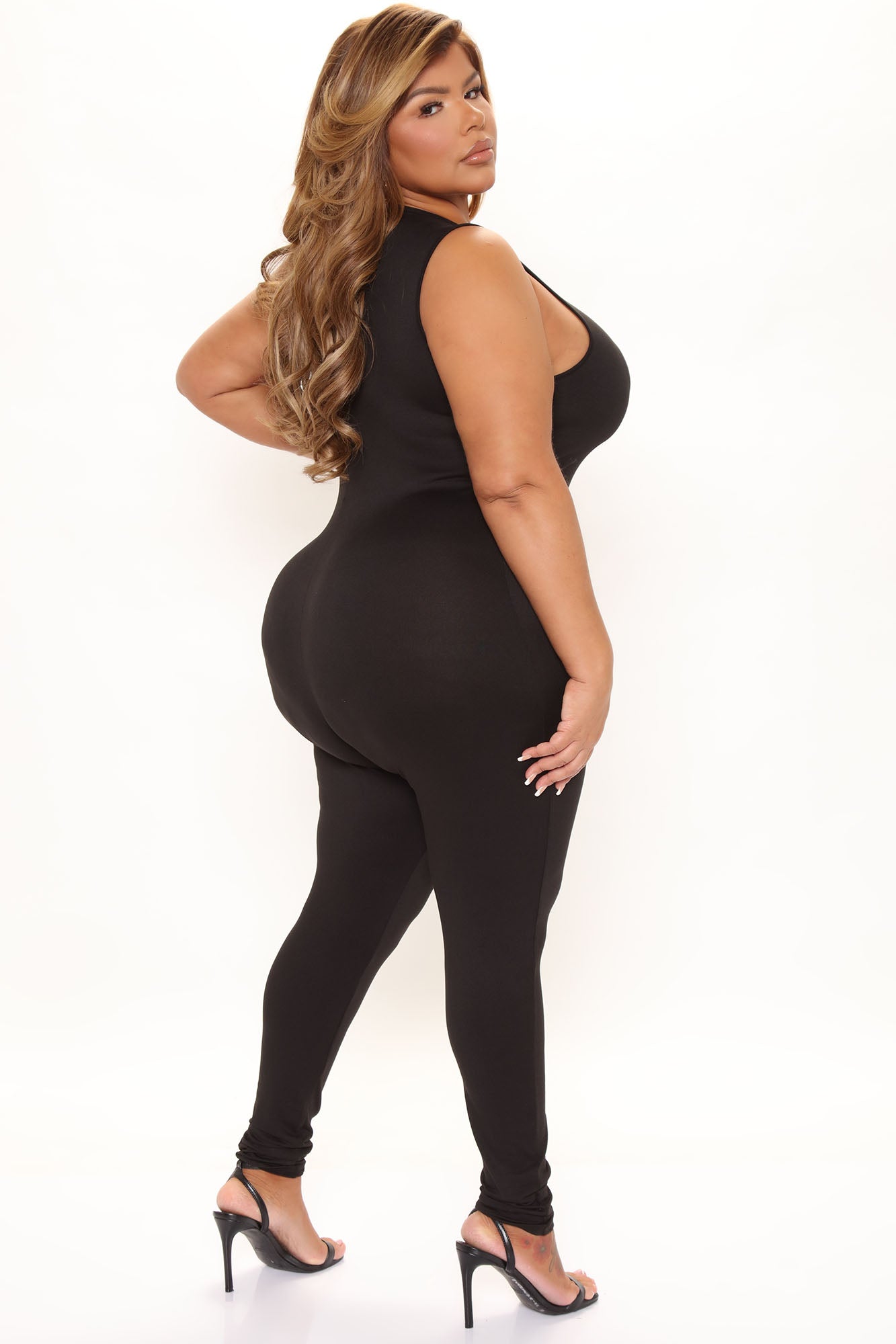 Jessie Skinny Leg Jumpsuit - Black