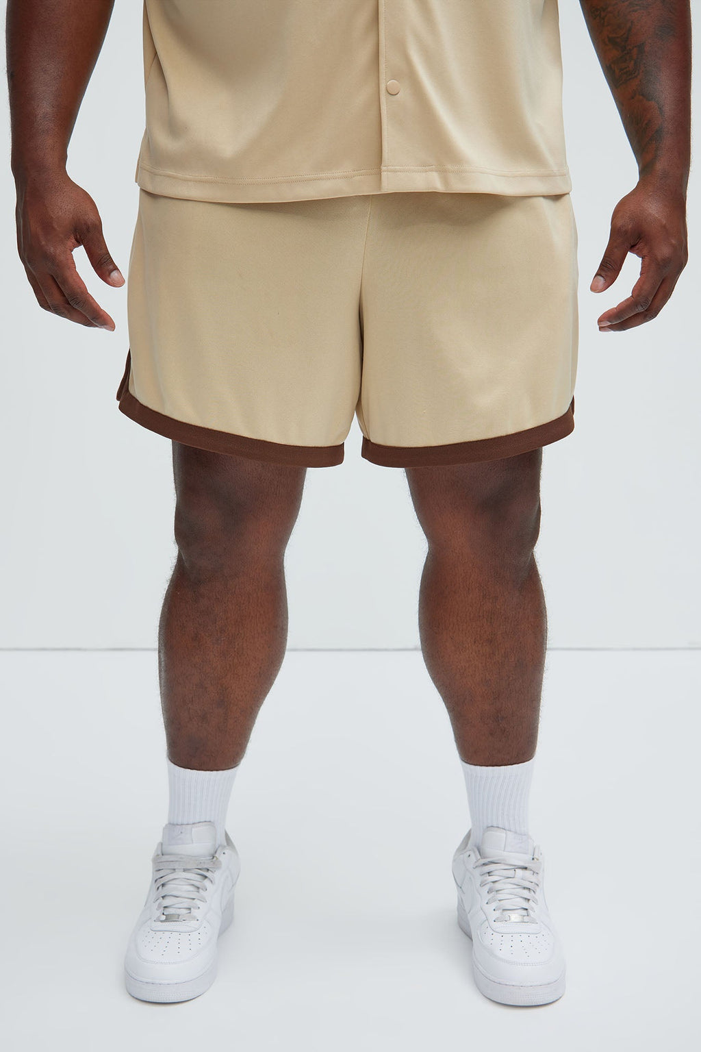Kingpin Warmup Shorts - Tan
