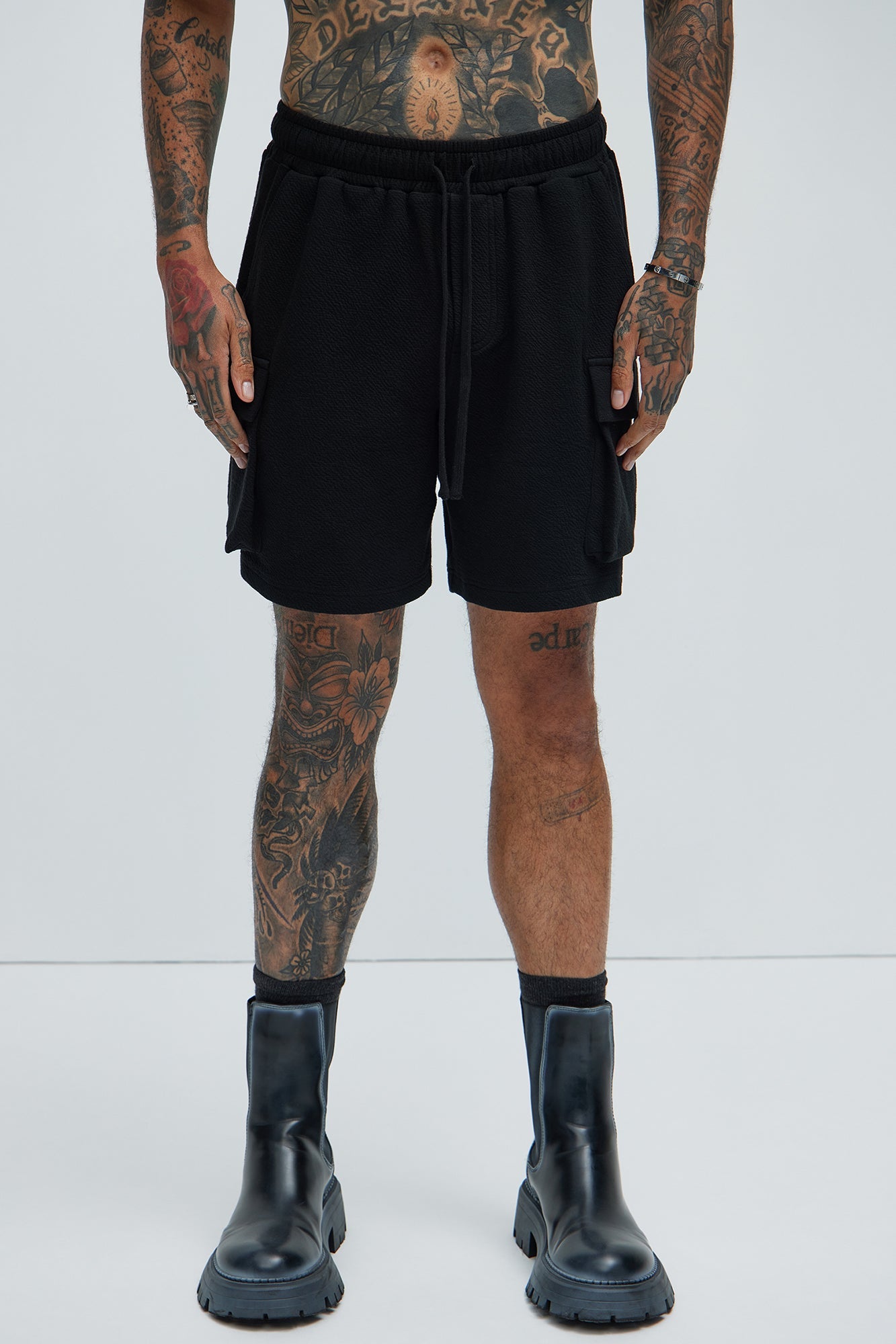 Lewis Relaxed Shorts - Black