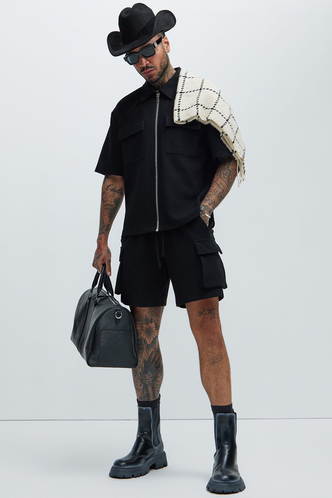Lewis Relaxed Shorts - Black