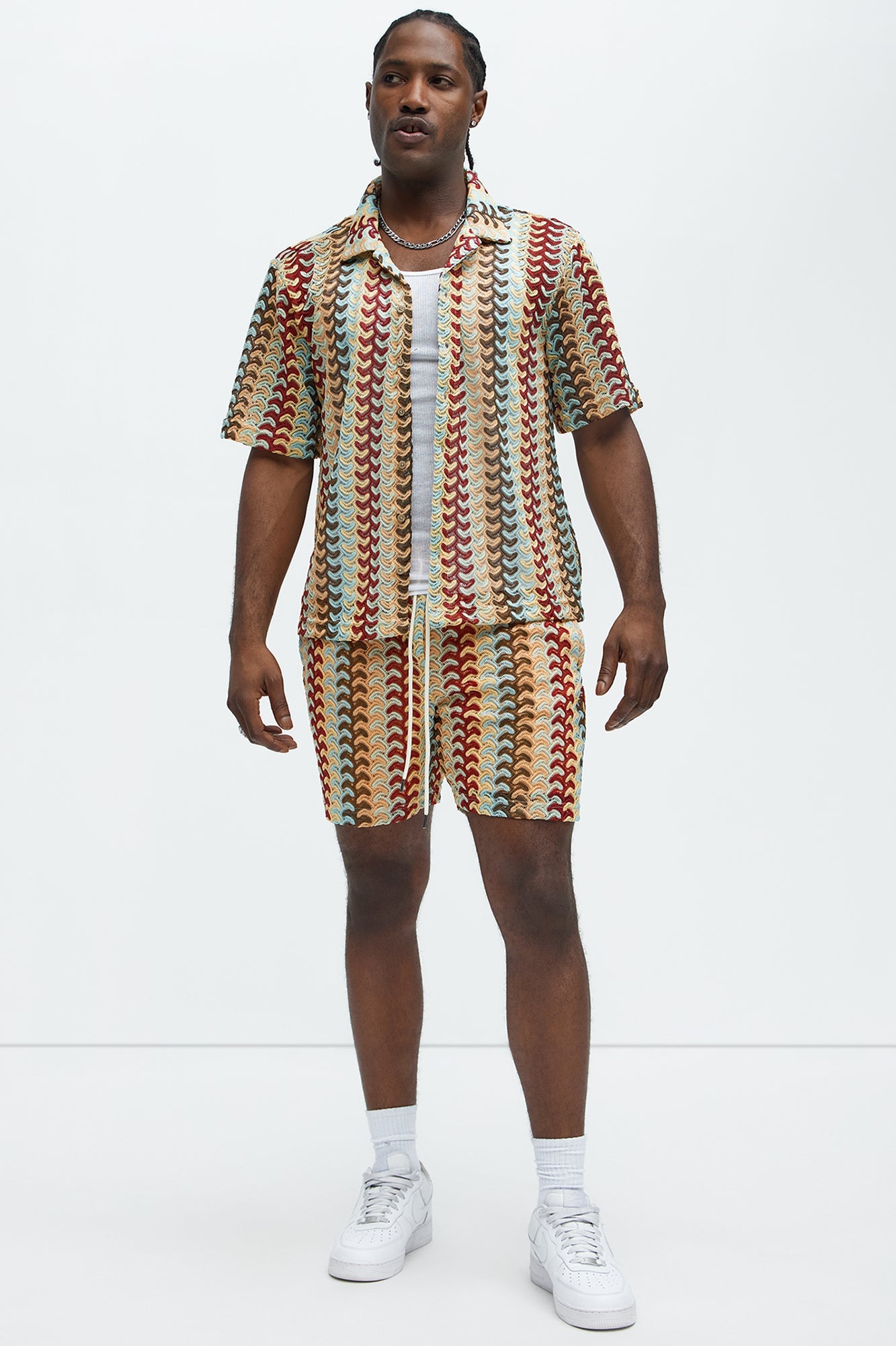 Ramirez Short Sleeve Button Up - Multi Color