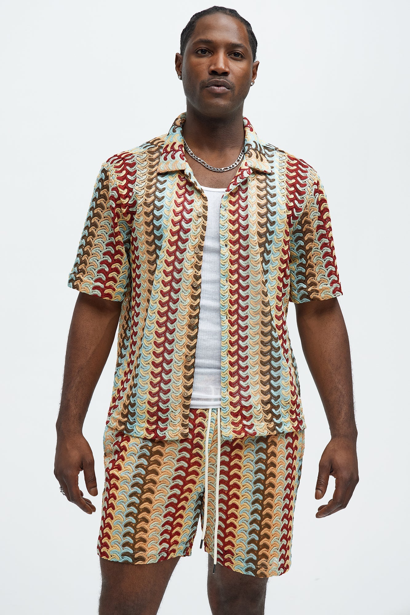 Ramirez Short Sleeve Button Up - Multi Color