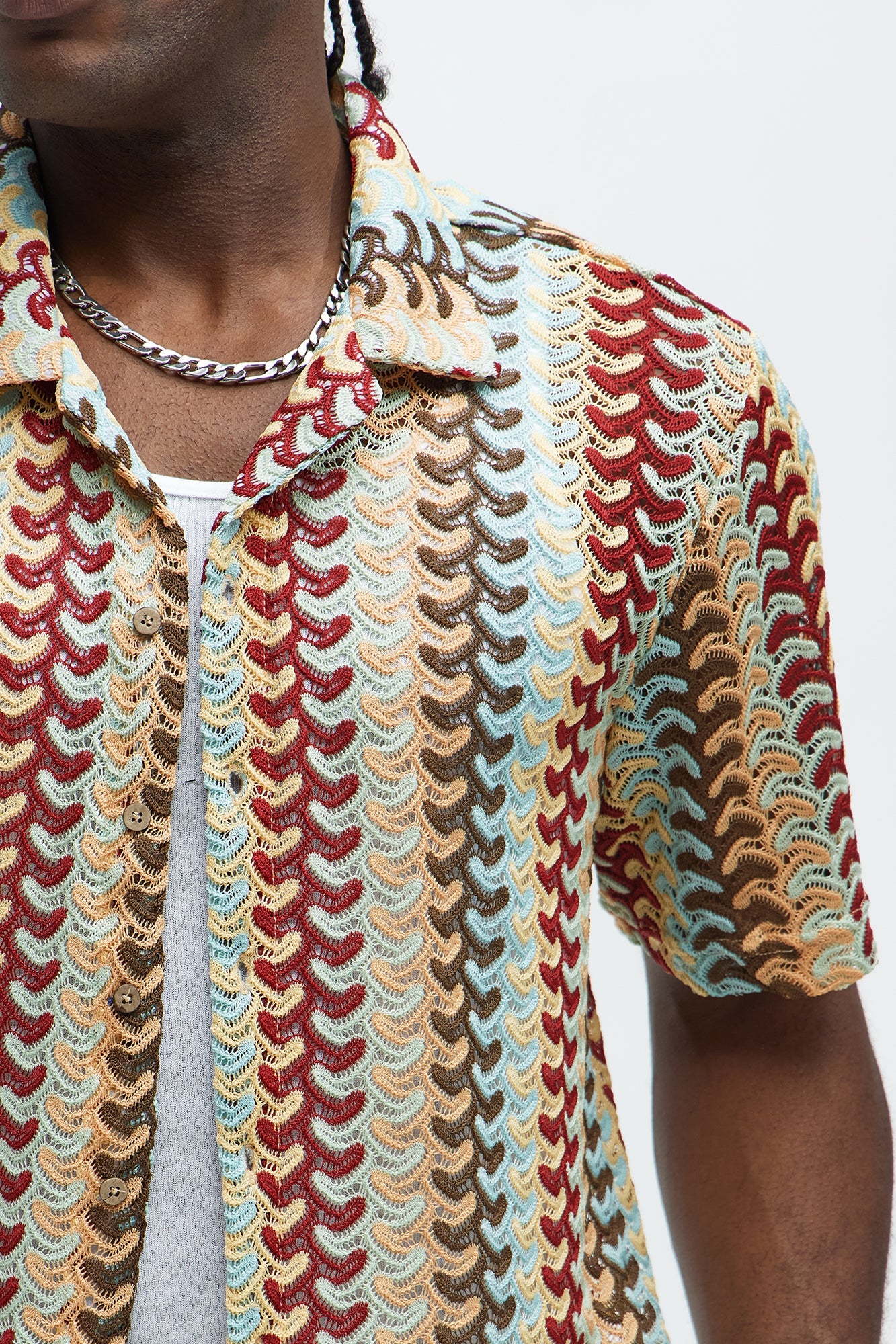 Ramirez Short Sleeve Button Up - Multi Color