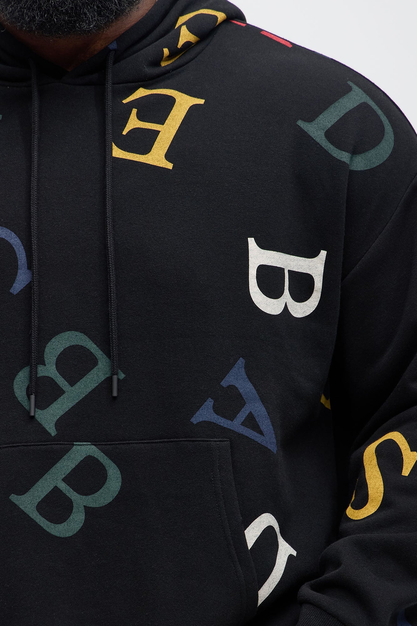 Tyson Letters Hoodie - Black