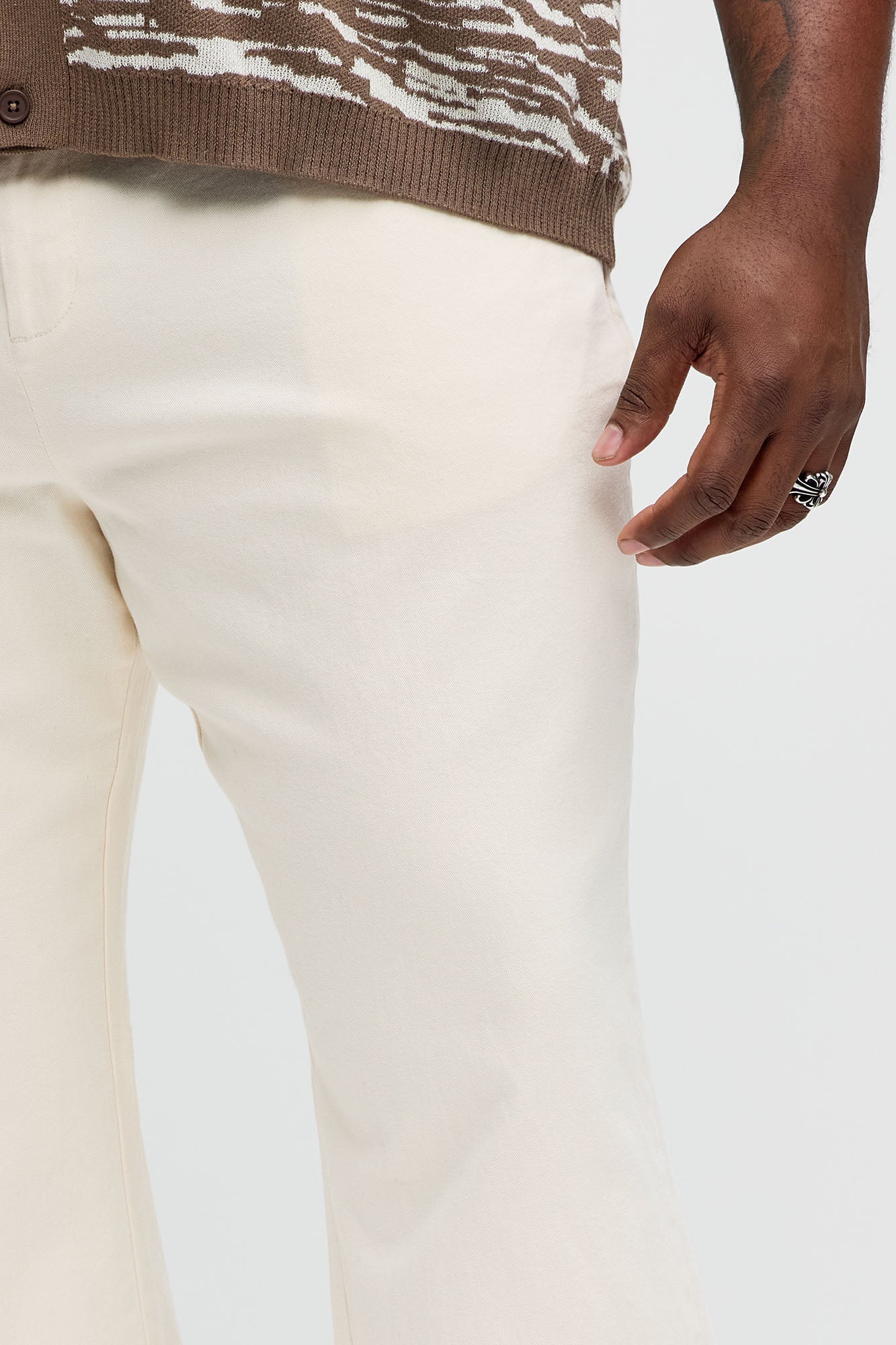 Mac Chino Straight Pants - Cream