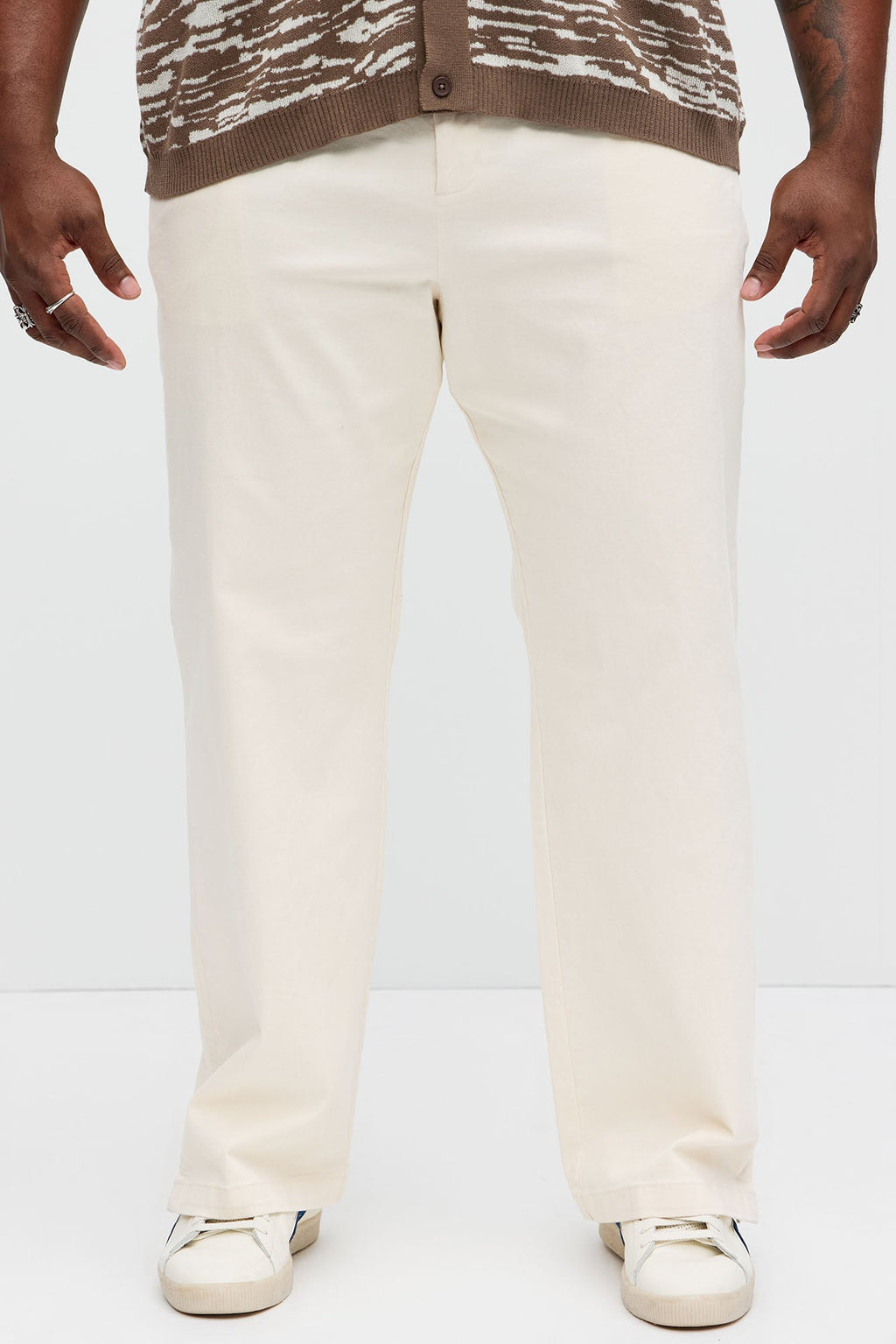 Mac Chino Straight Pants - Cream