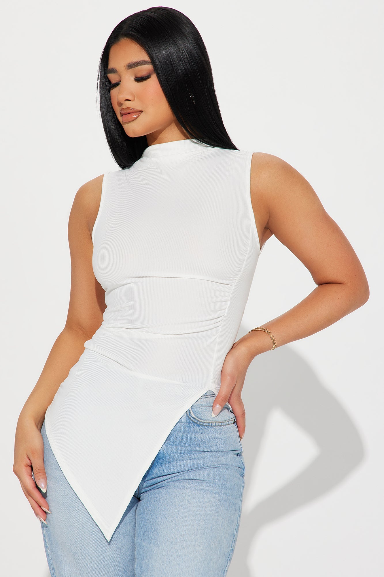 Harmony Sleeveless Top - Ivory