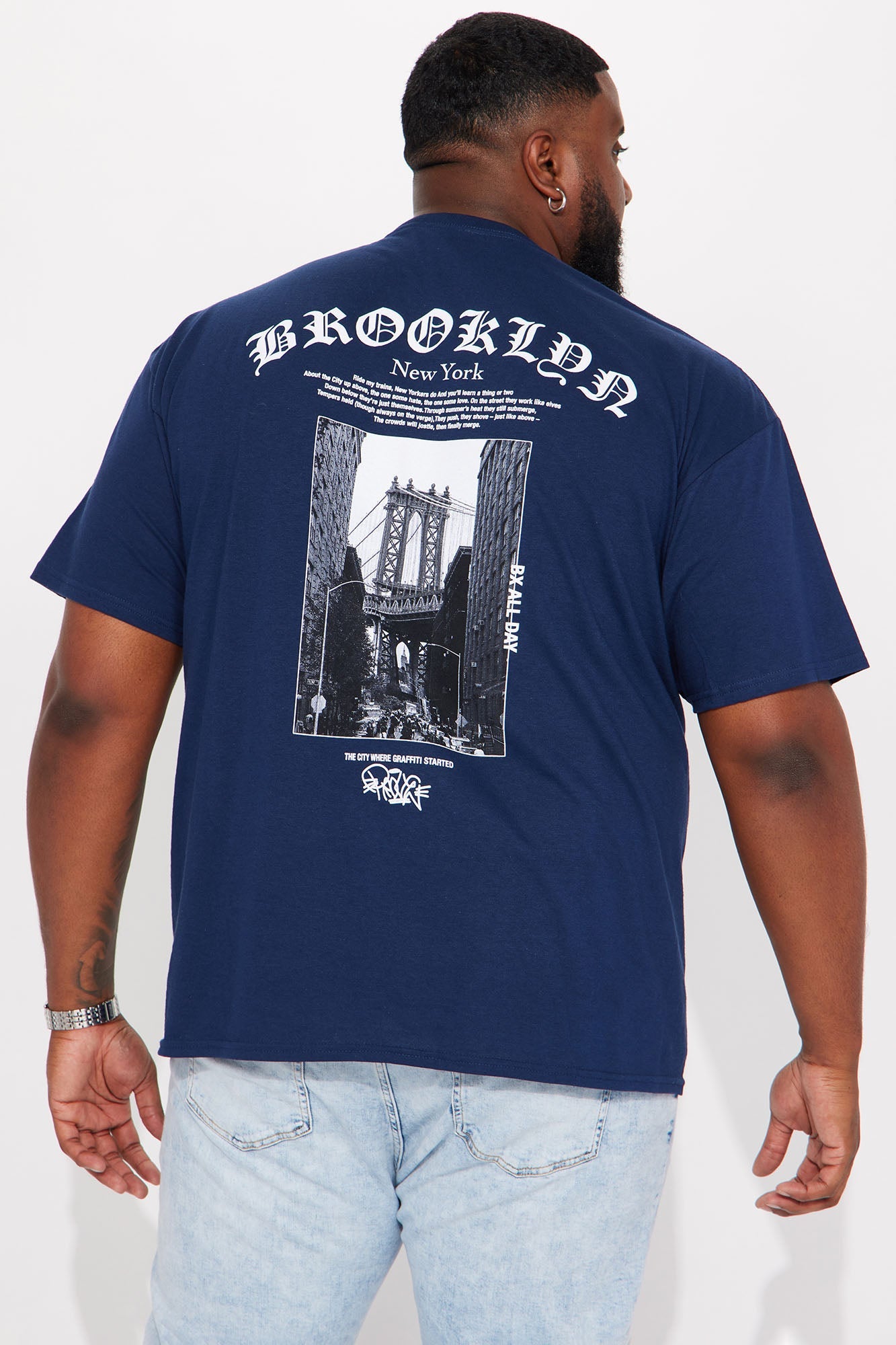 BXNY Short Sleeve Tee - Navy