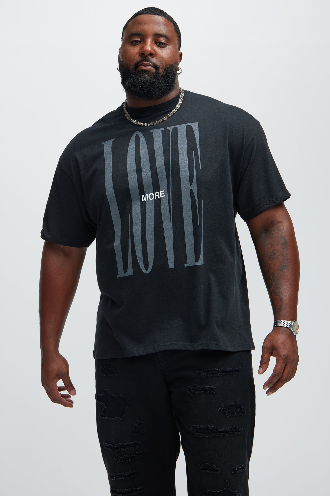 More Love Short Sleeve Tee - Black