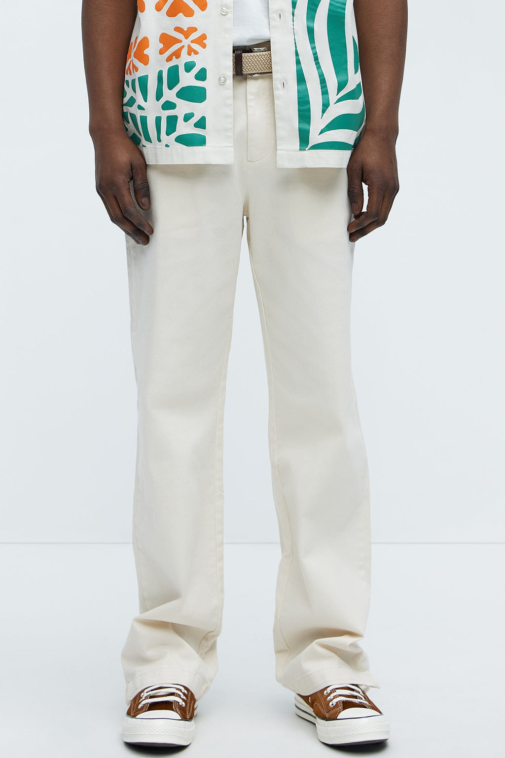 Mac Chino Straight Pants - Cream