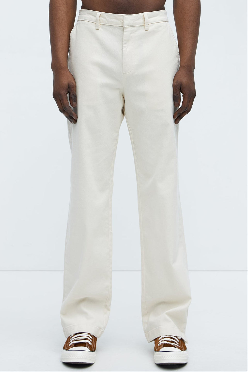 Mac Chino Straight Pants - Cream