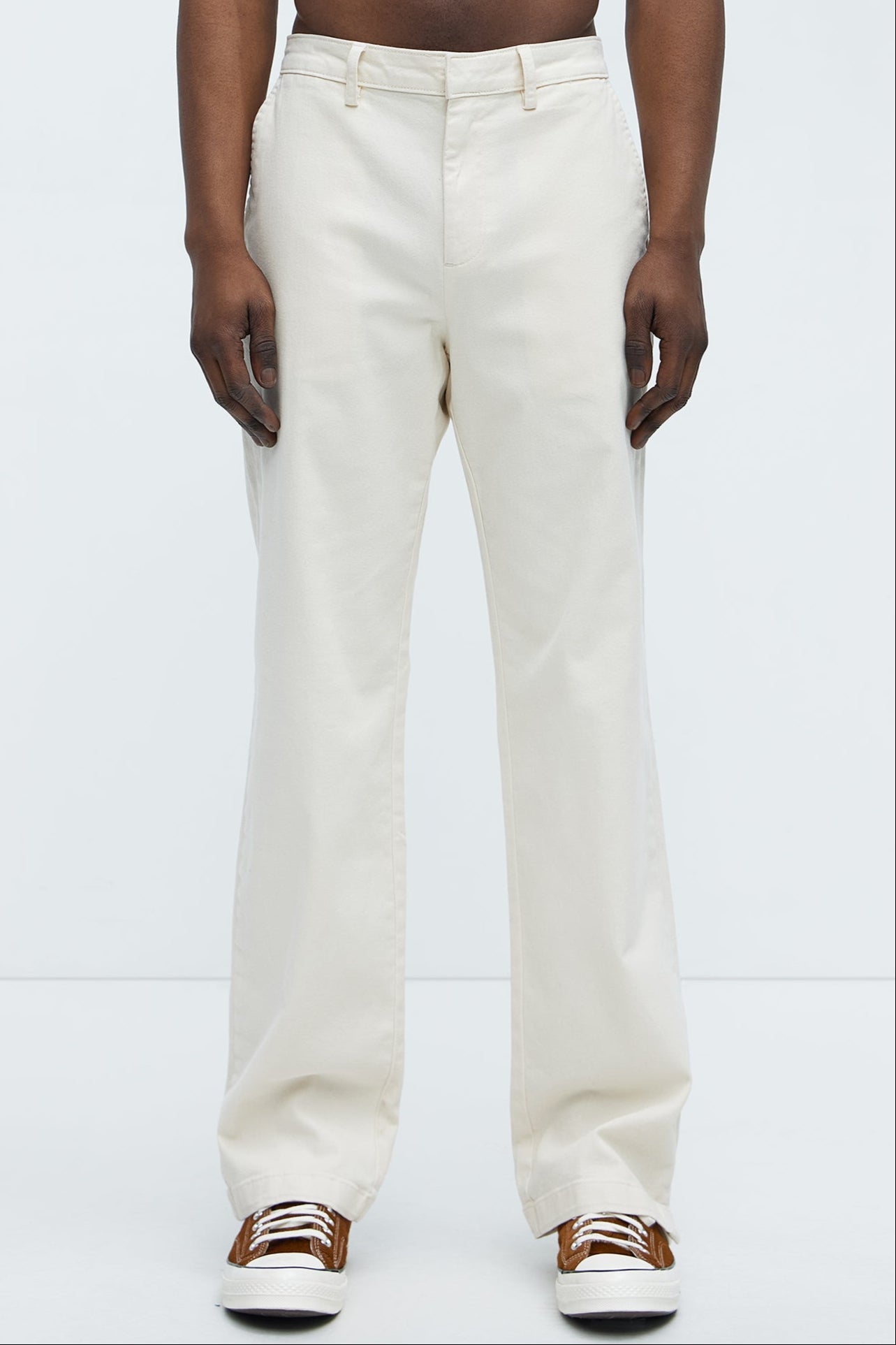 Mac Chino Straight Pants - Cream