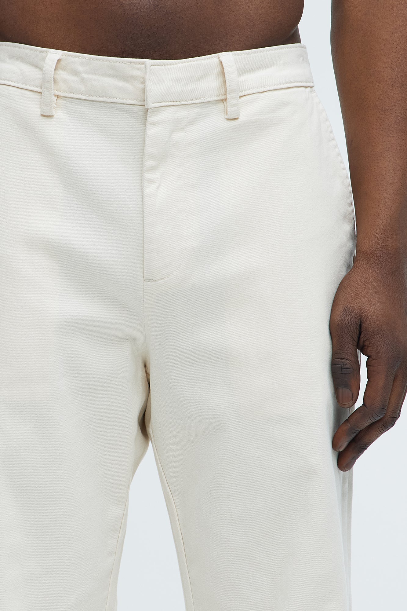 Mac Chino Straight Pants - Cream