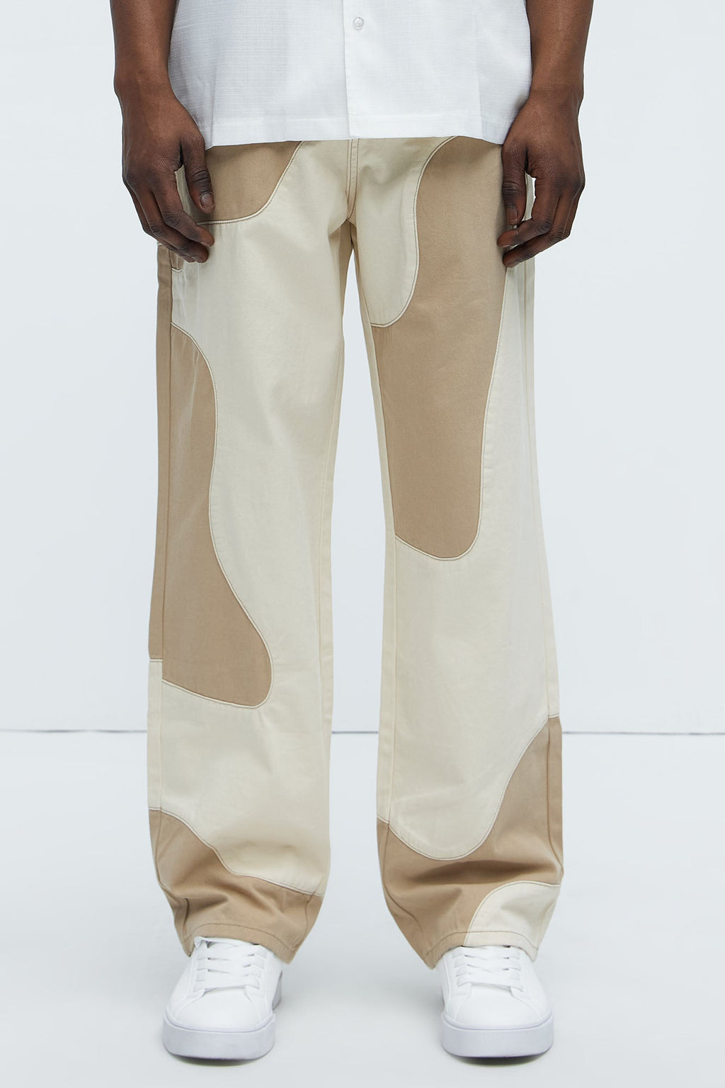 Lava Straight Pants - Cream/combo