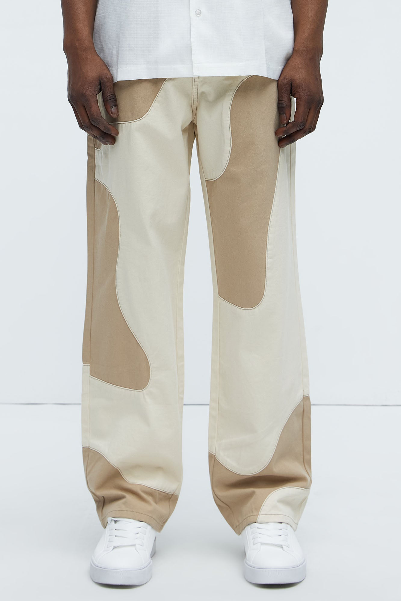 Lava Straight Pants - Cream/combo