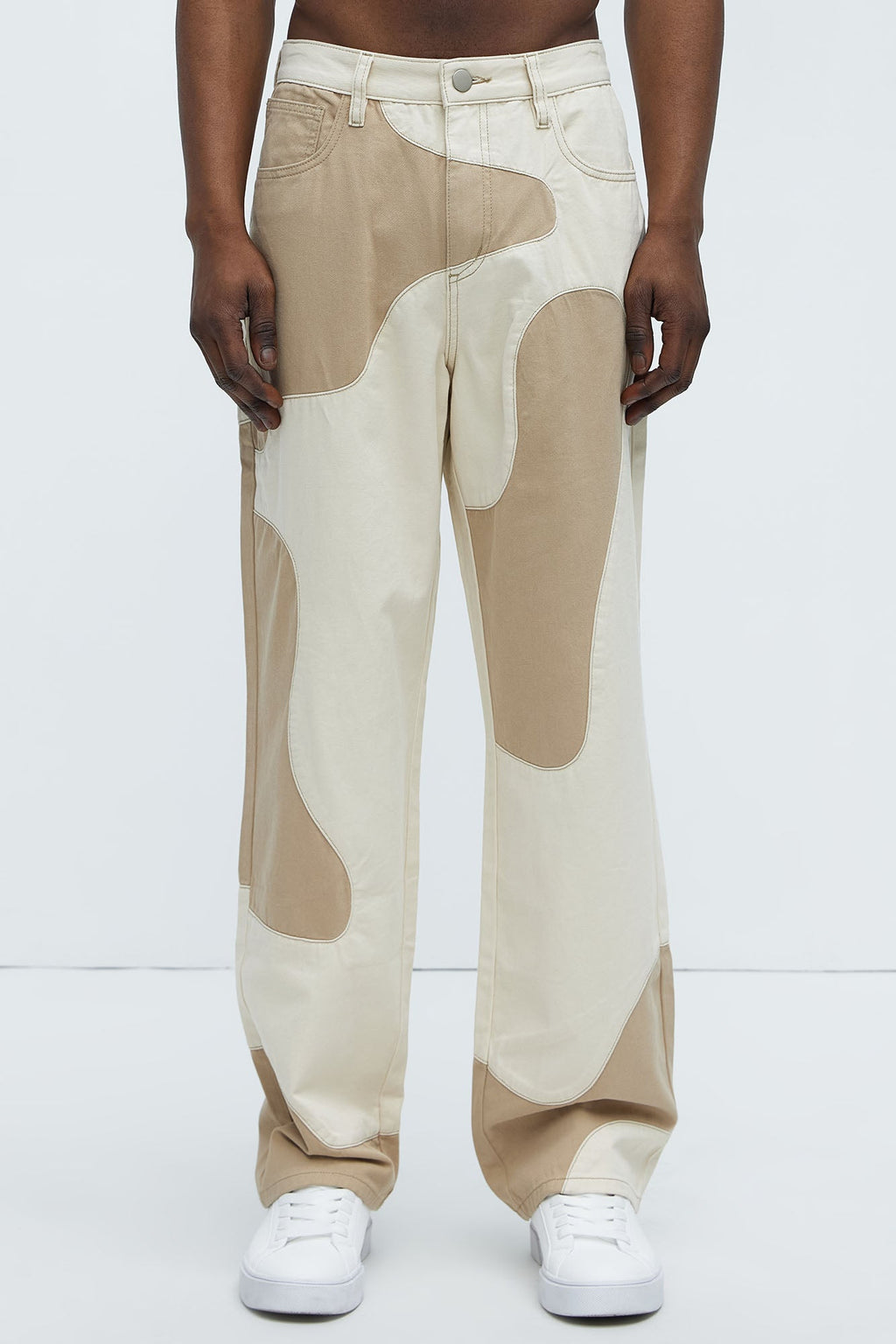 Lava Straight Pants - Cream/combo