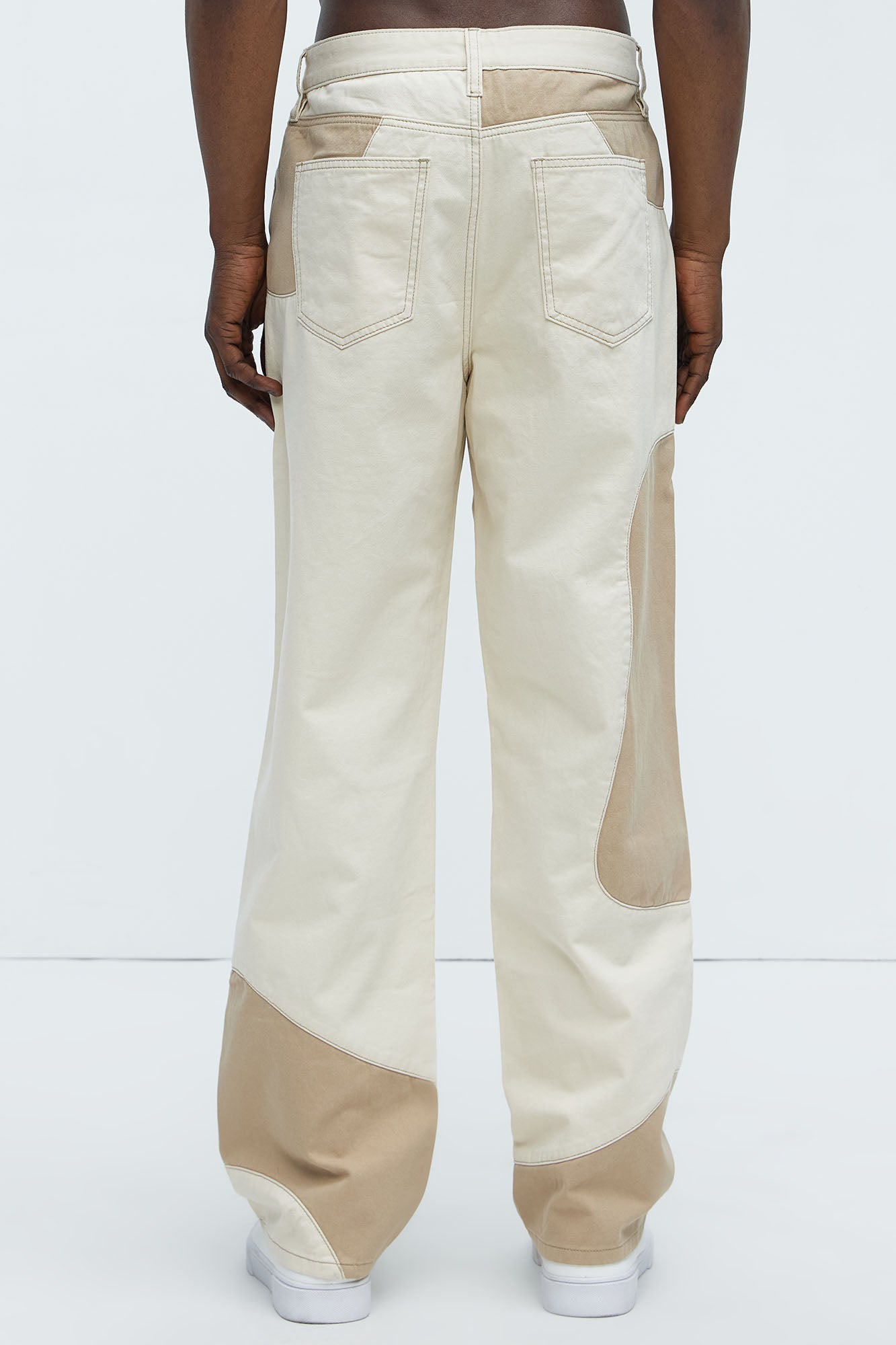 Lava Straight Pants - Cream/combo