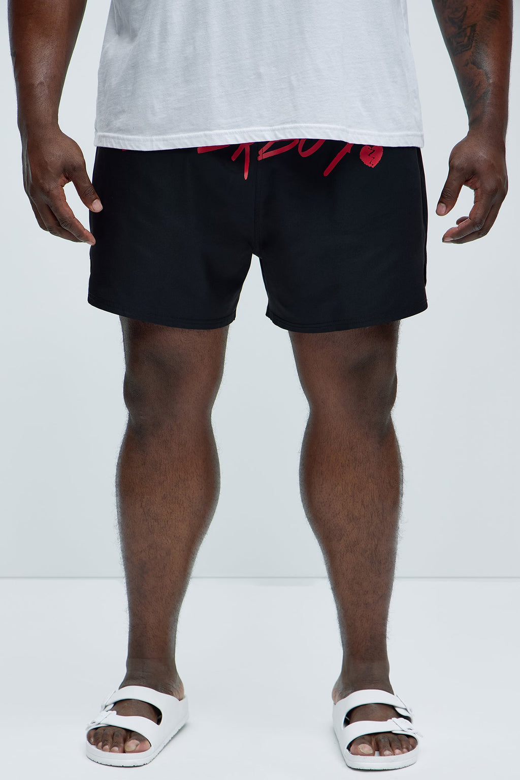 Loverboy Swim Trunk 6″ - Black