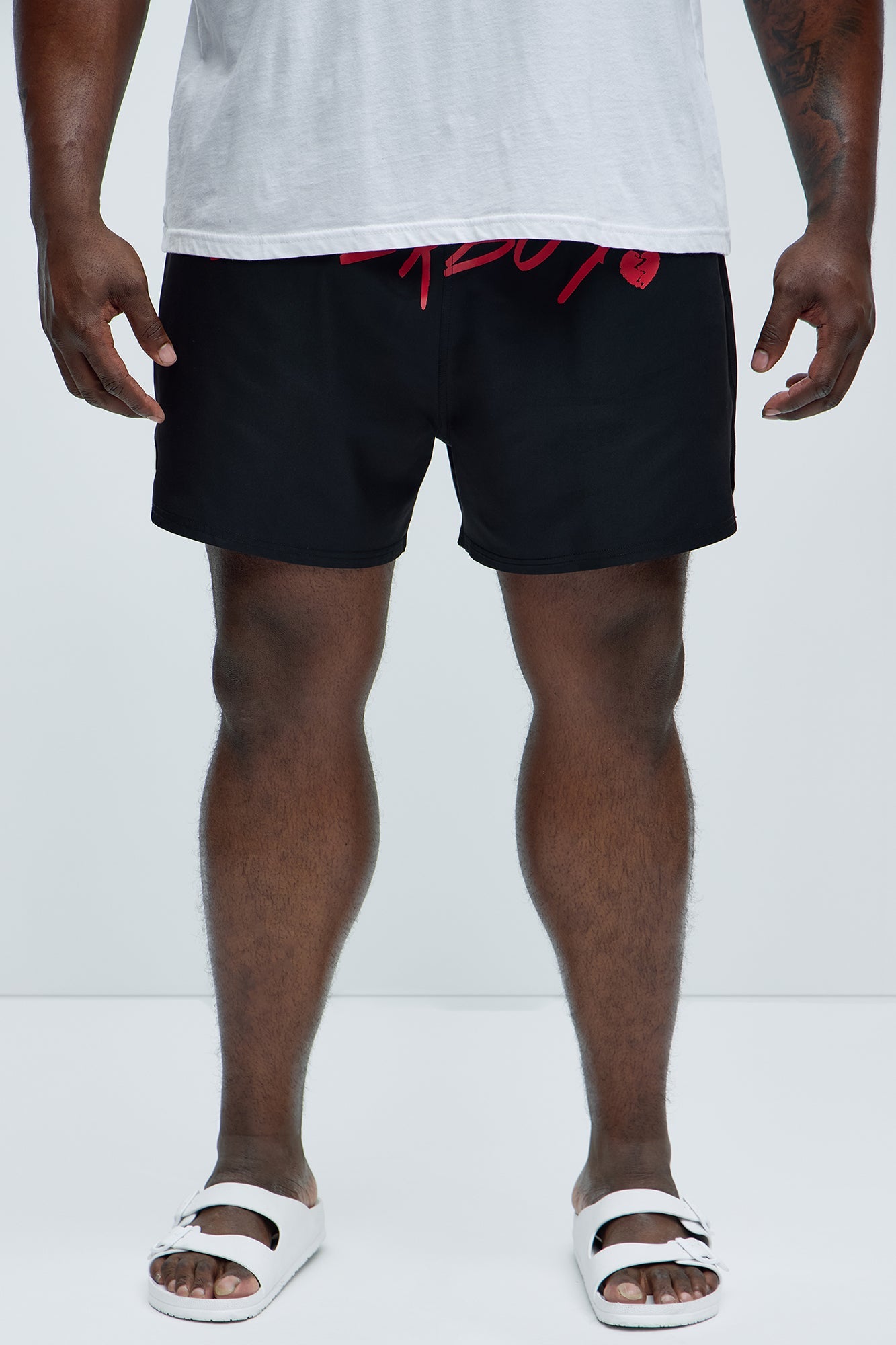 Loverboy Swim Trunk 6″ - Black