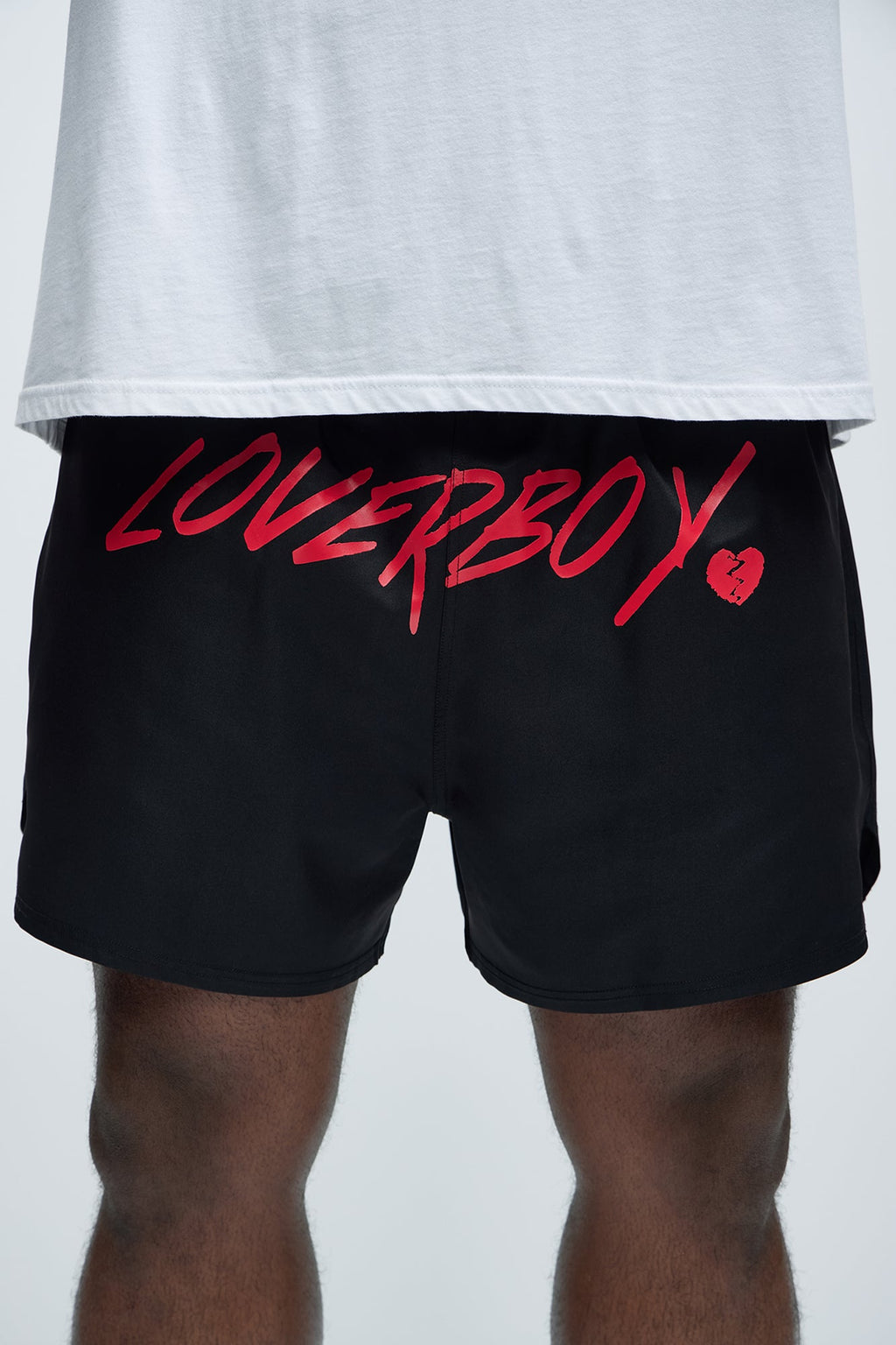 Loverboy Swim Trunk 6″ - Black