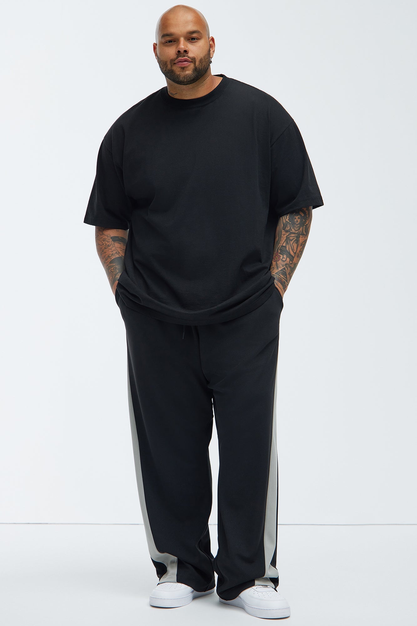 Hopper Relaxed Track Pants - Black