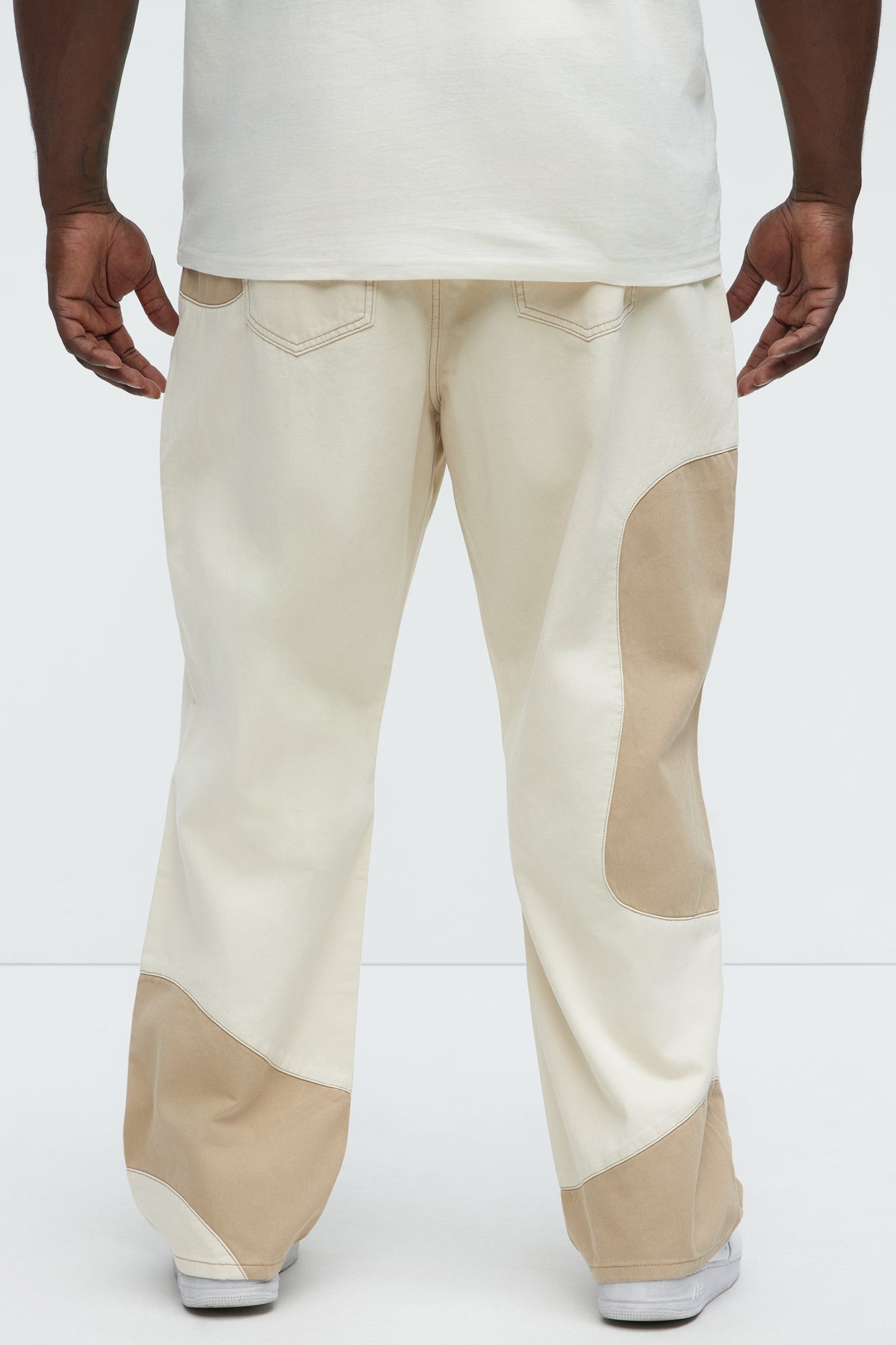 Lava Straight Pants - Cream/combo