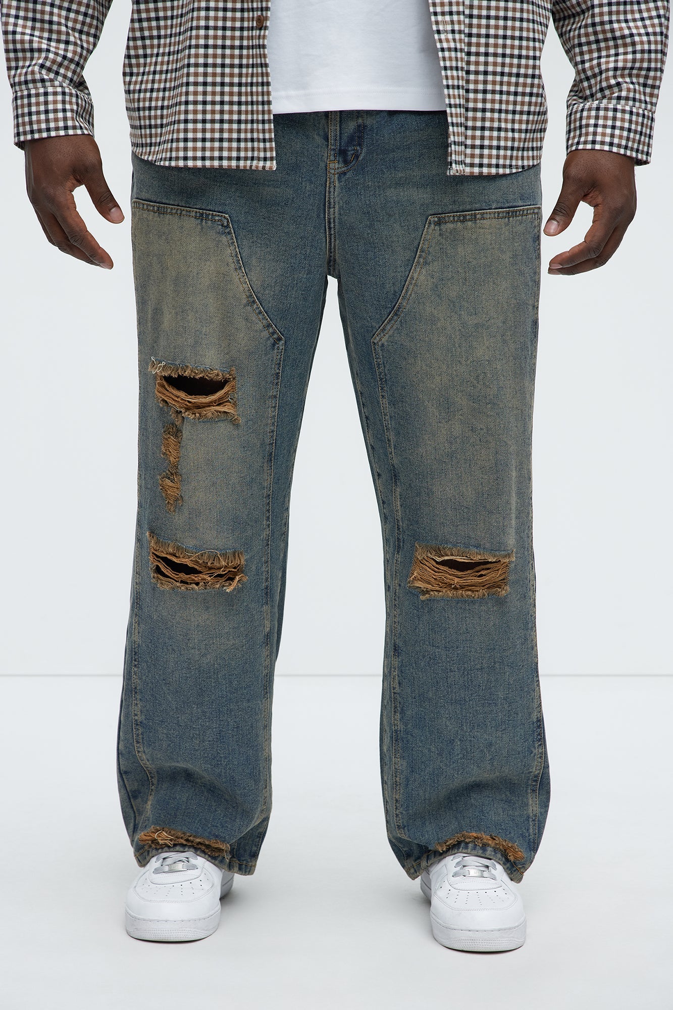 Vincent Vintage Carpenter Jeans - Vintage Blue Wash