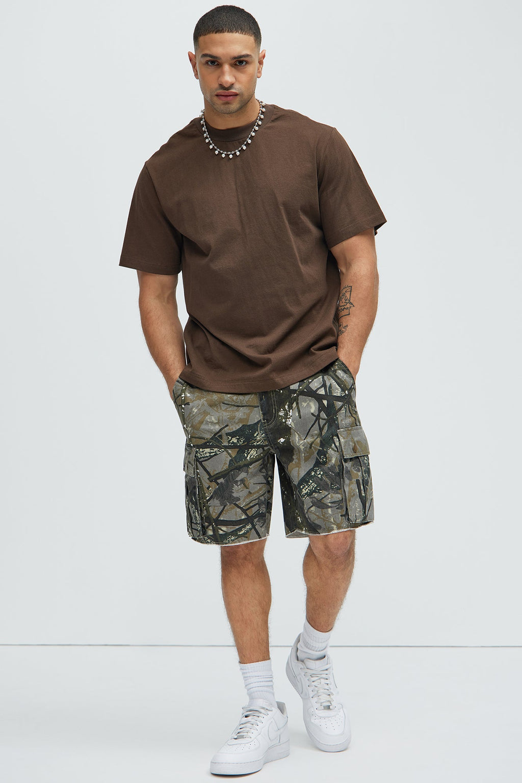 In The Wild Cargo Shorts - Brown/combo