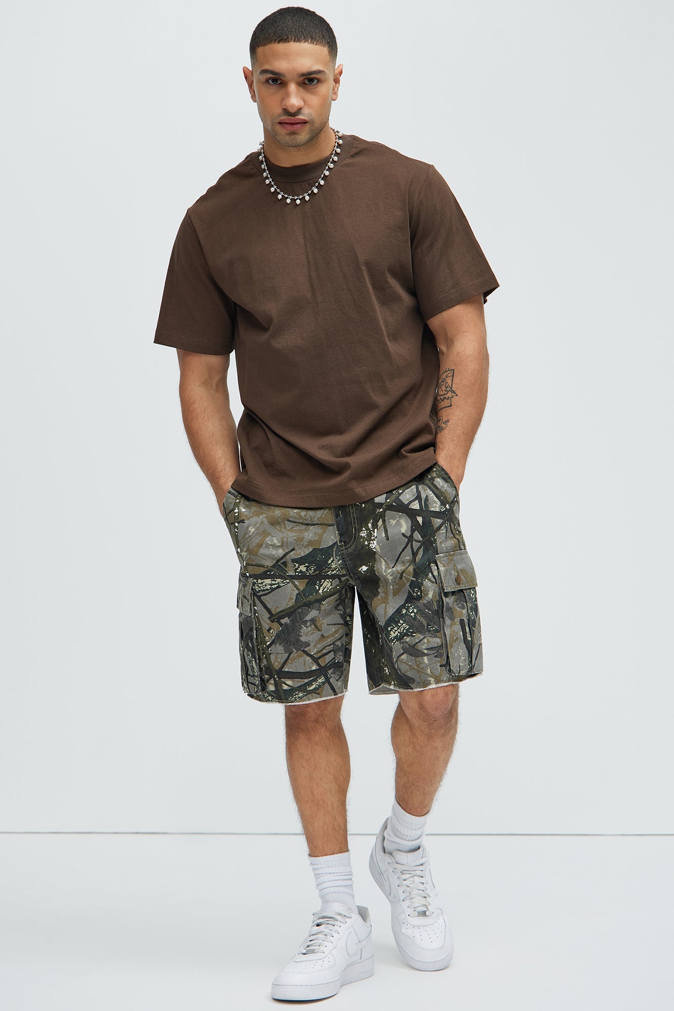 In The Wild Cargo Shorts - Brown/combo