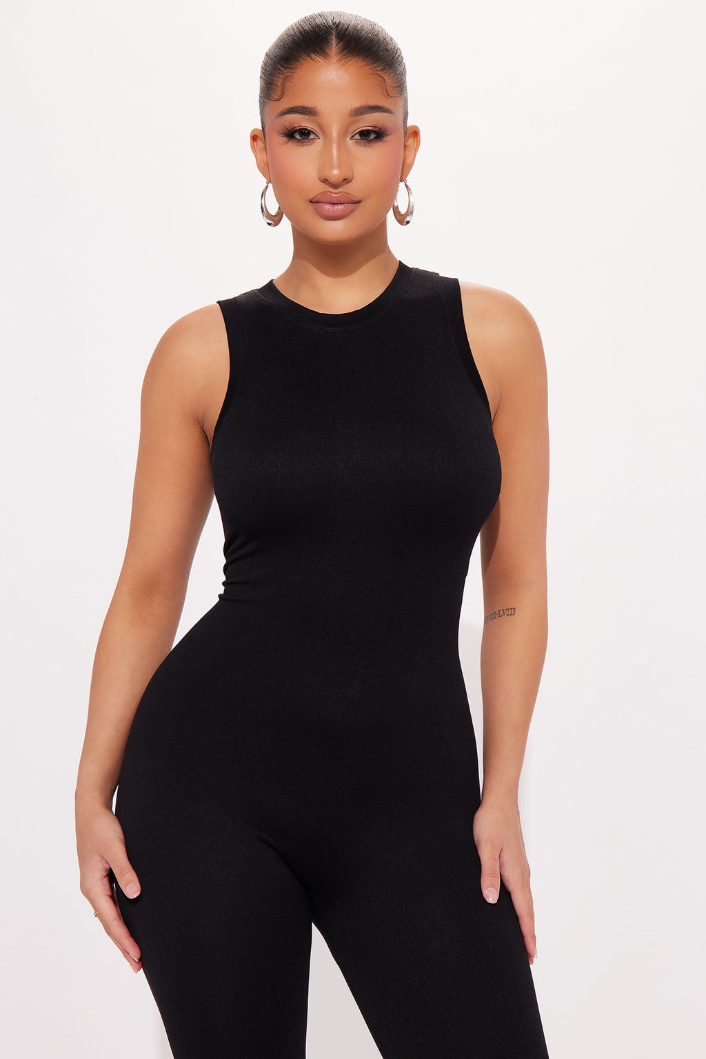 Jayda Seamless Jumpsuit - Black
