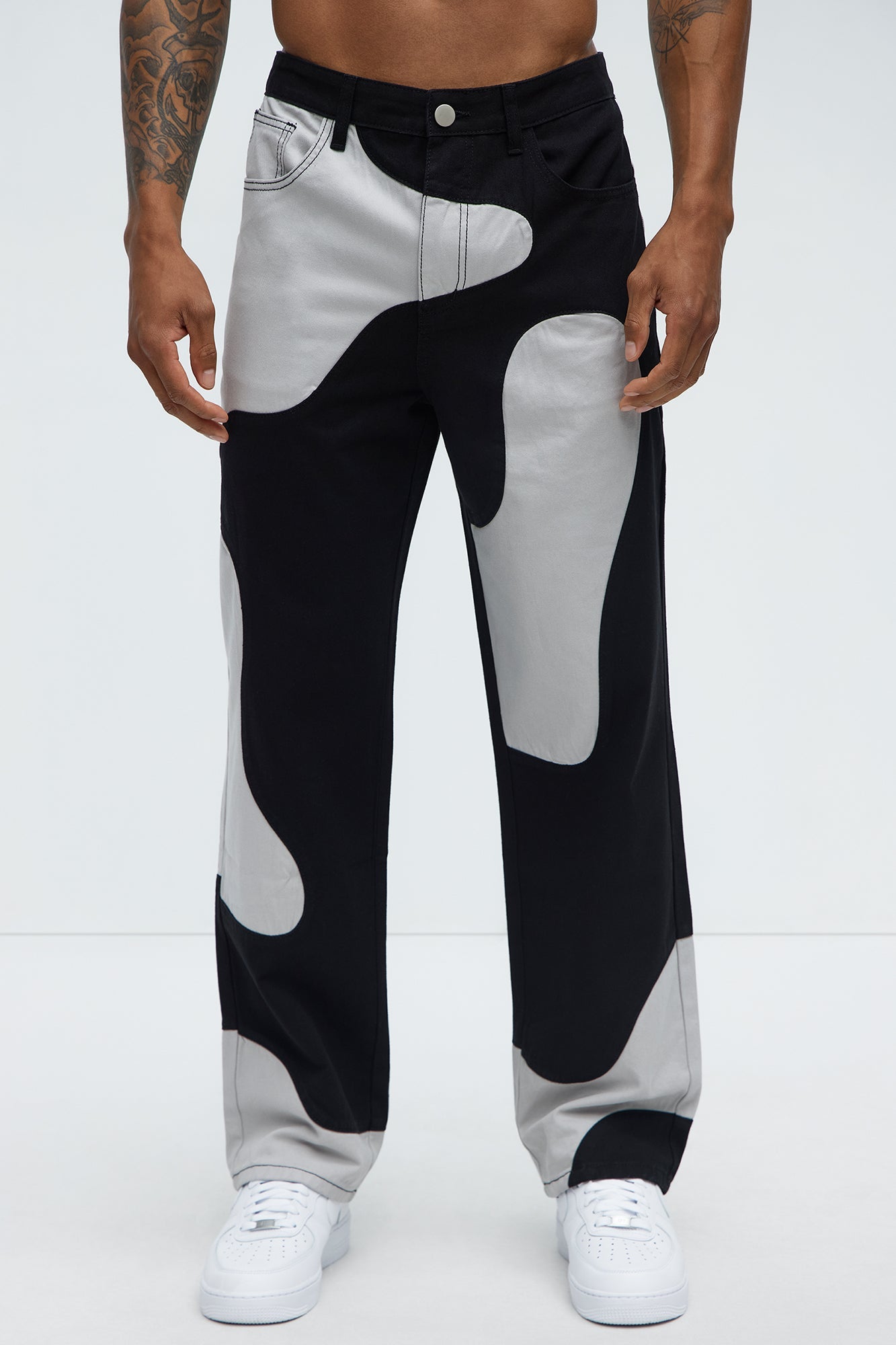 Lava Straight Pants - Black/combo