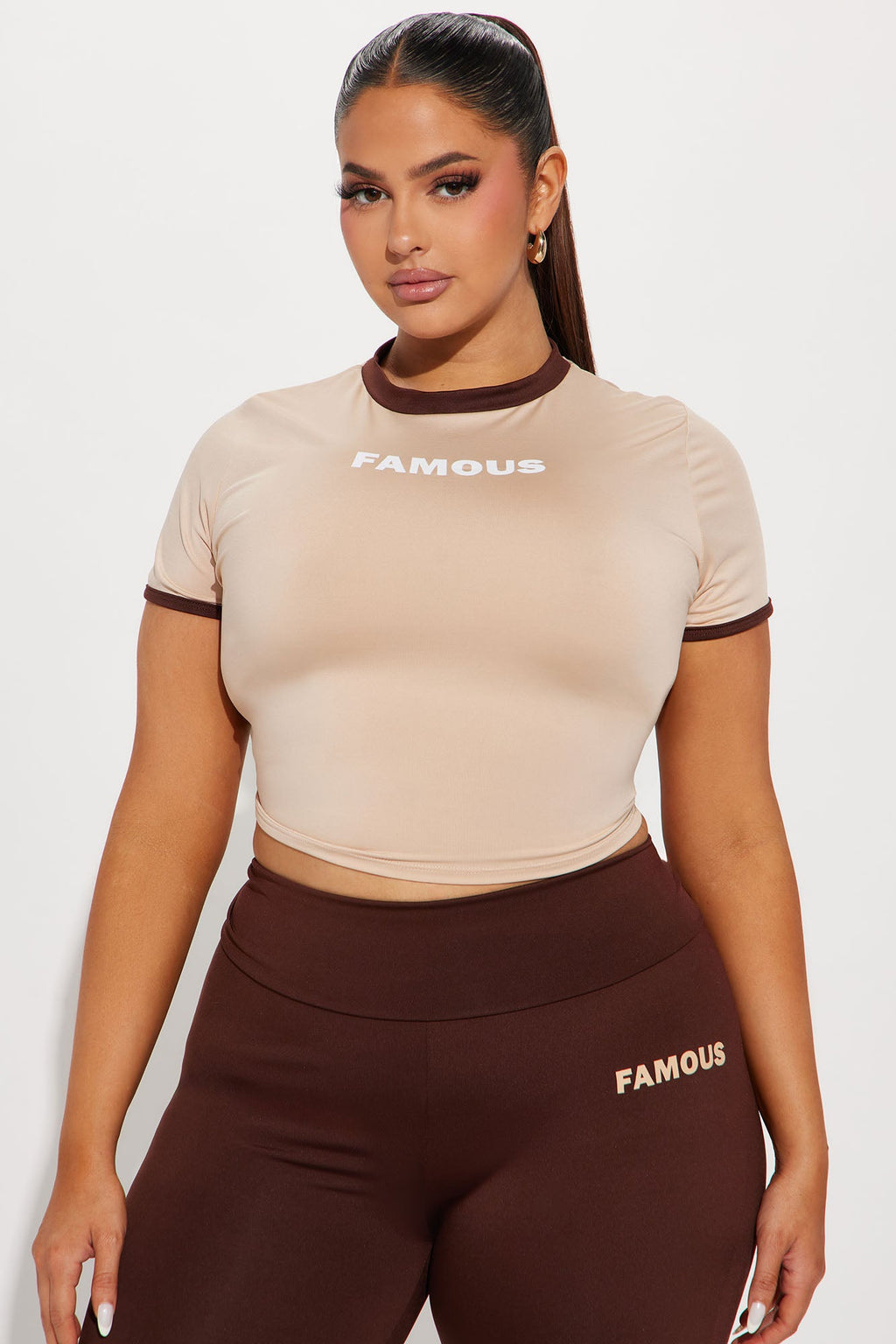 Almost Famous Pant Set - Chocolate/Combo