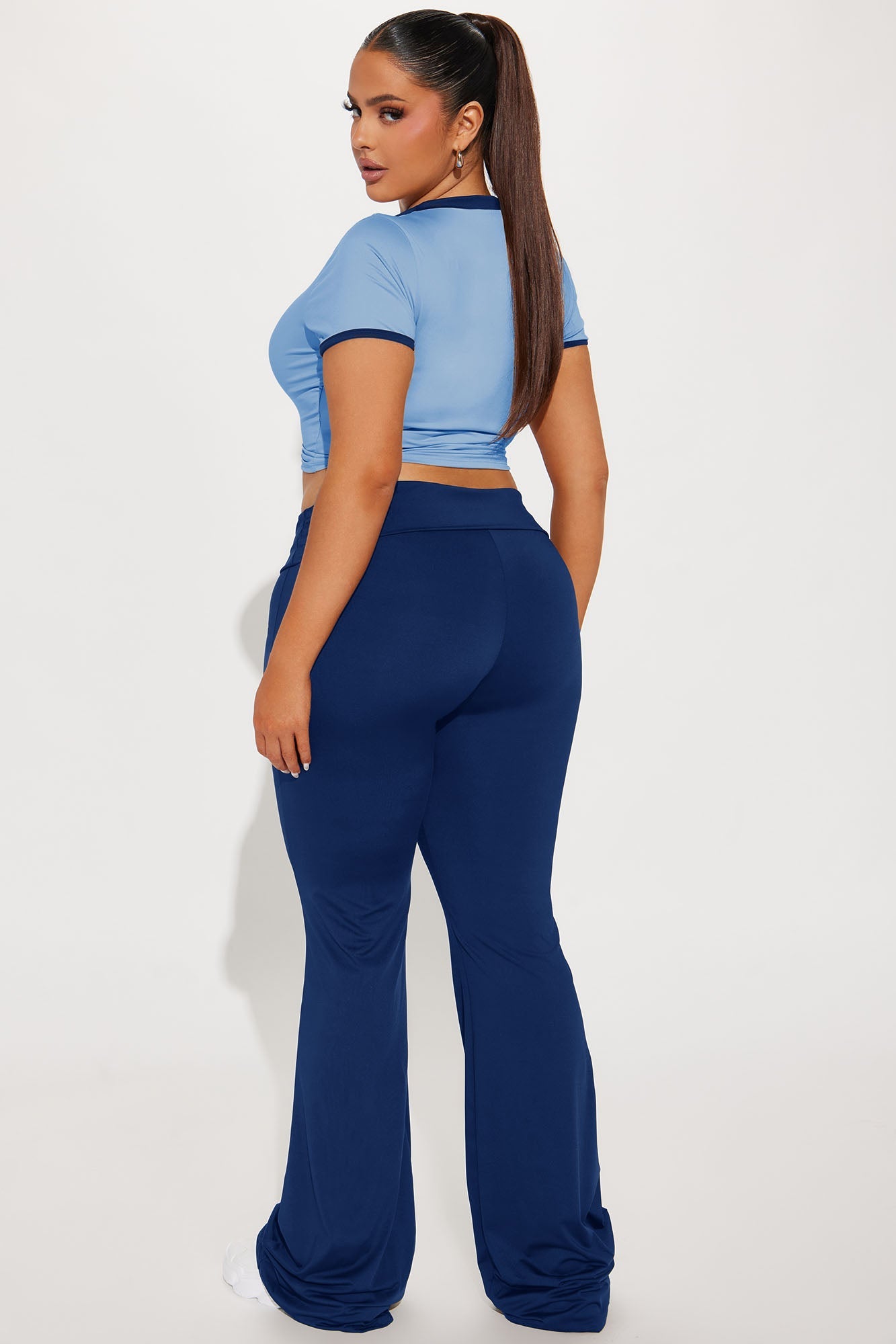 Almost Famous Pant Set - Navy/combo
