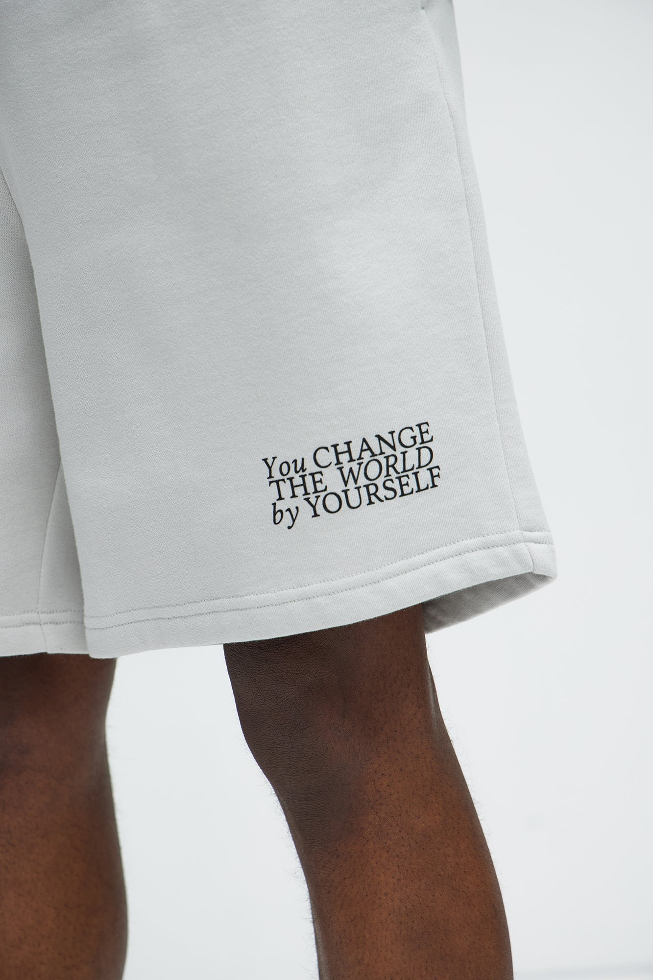 The Future Is In Your Hands Sweatshorts - Grey