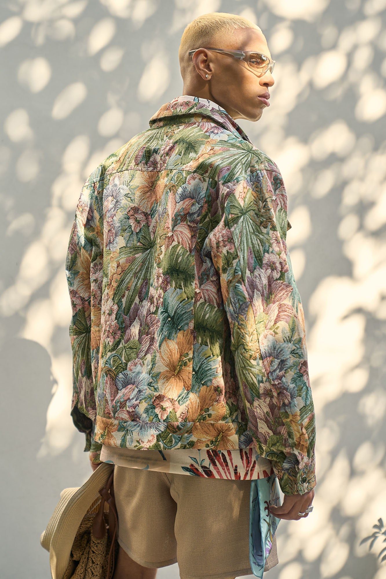 All You Need Is Tapestry Trucker Jacket - Green/combo