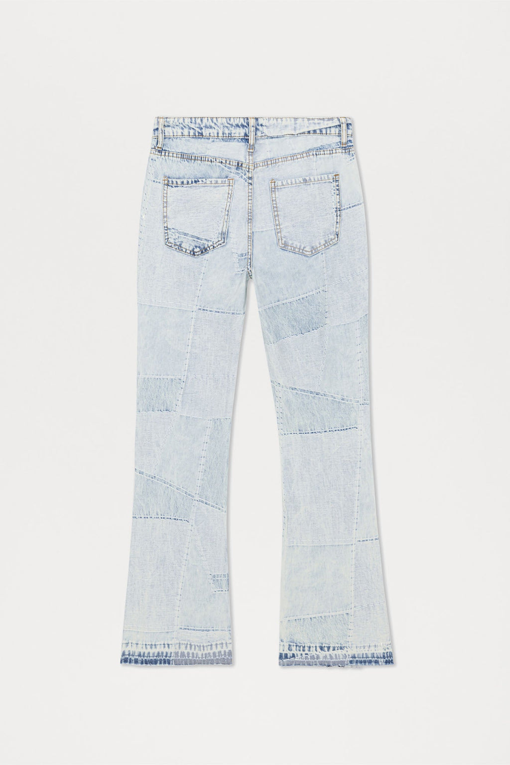 Verdugo Stacked Slim Flare Jeans - Light Blue Wash