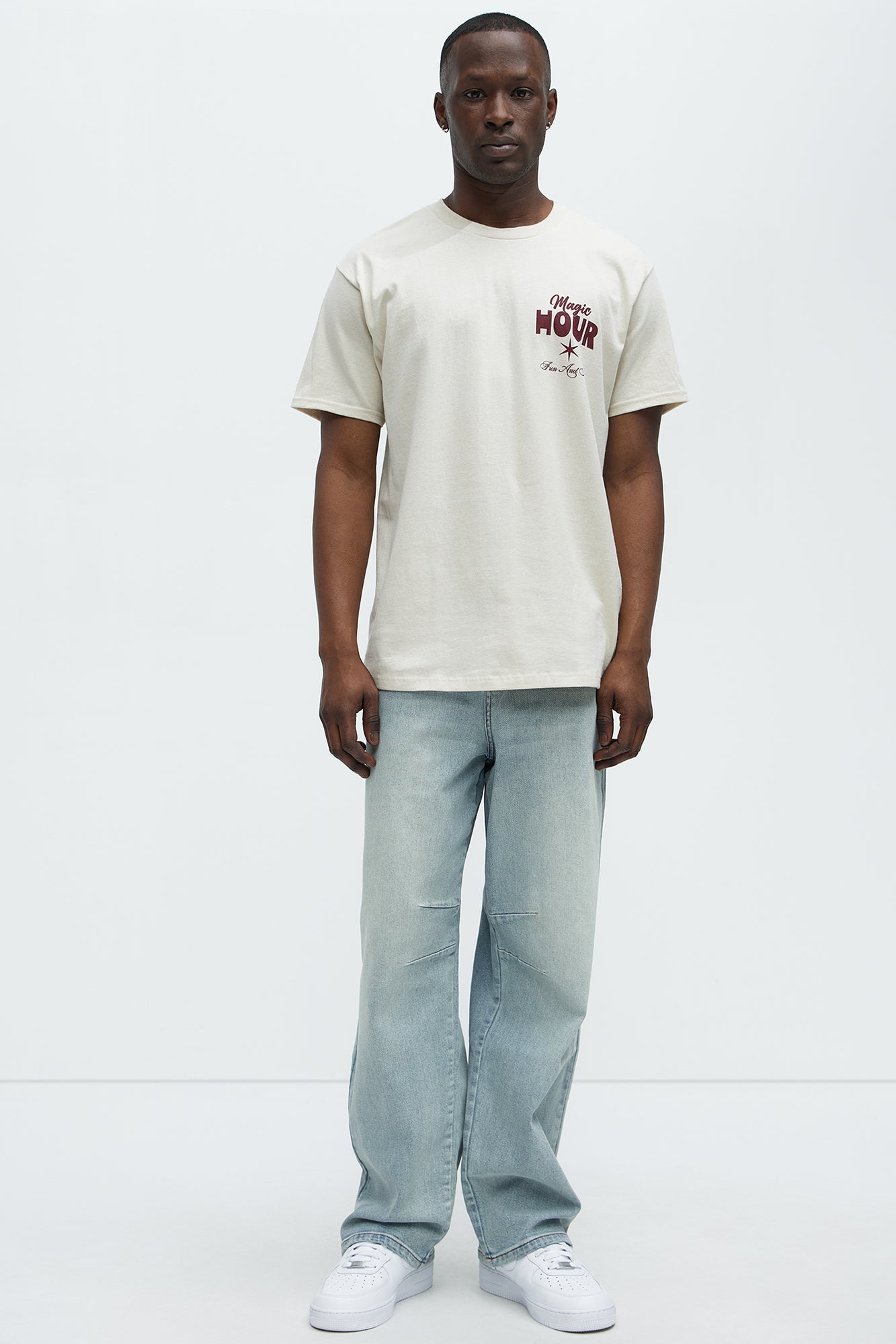 The Magic Hour Short Sleeve Tee - Natural