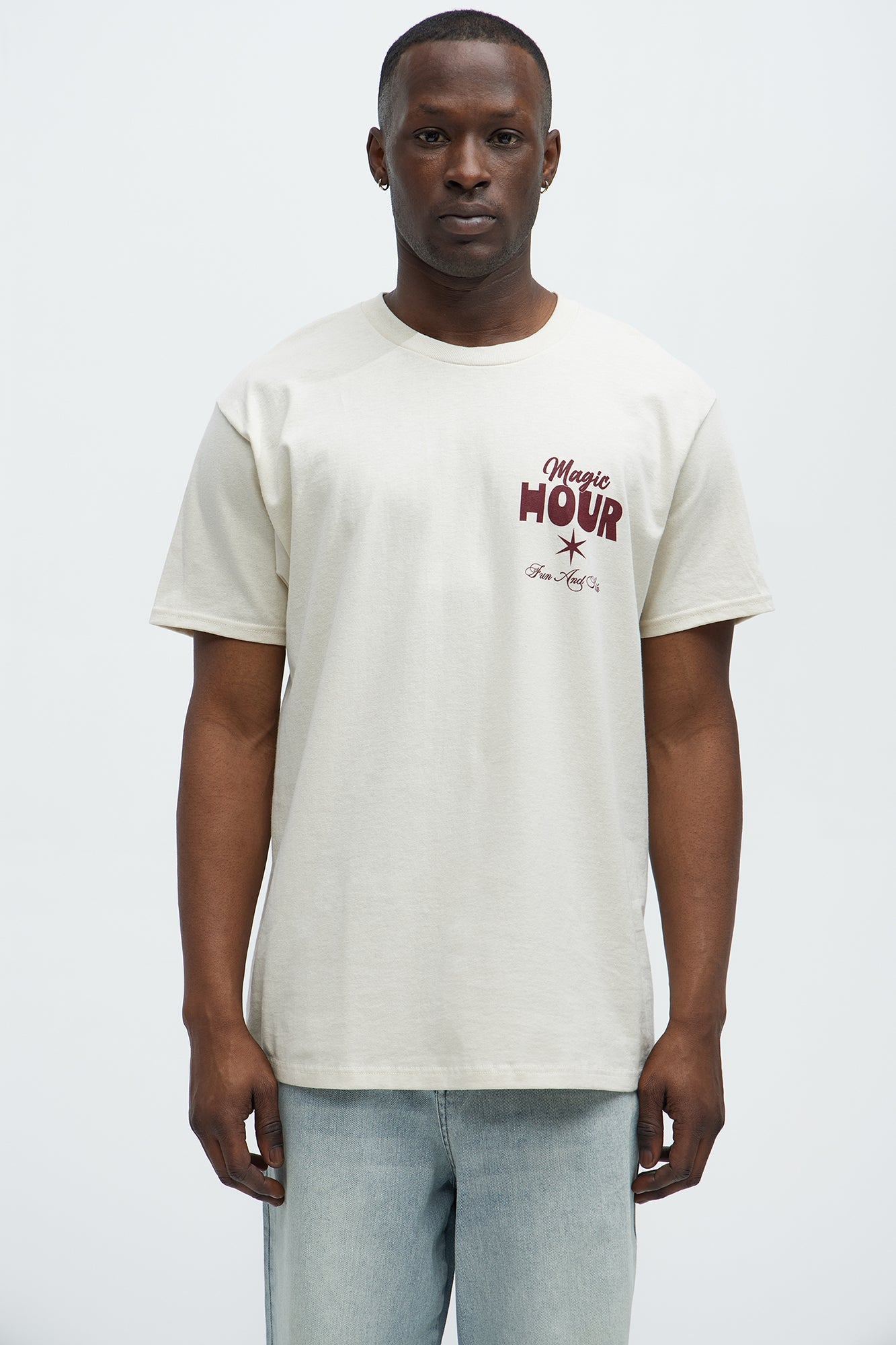 The Magic Hour Short Sleeve Tee - Natural