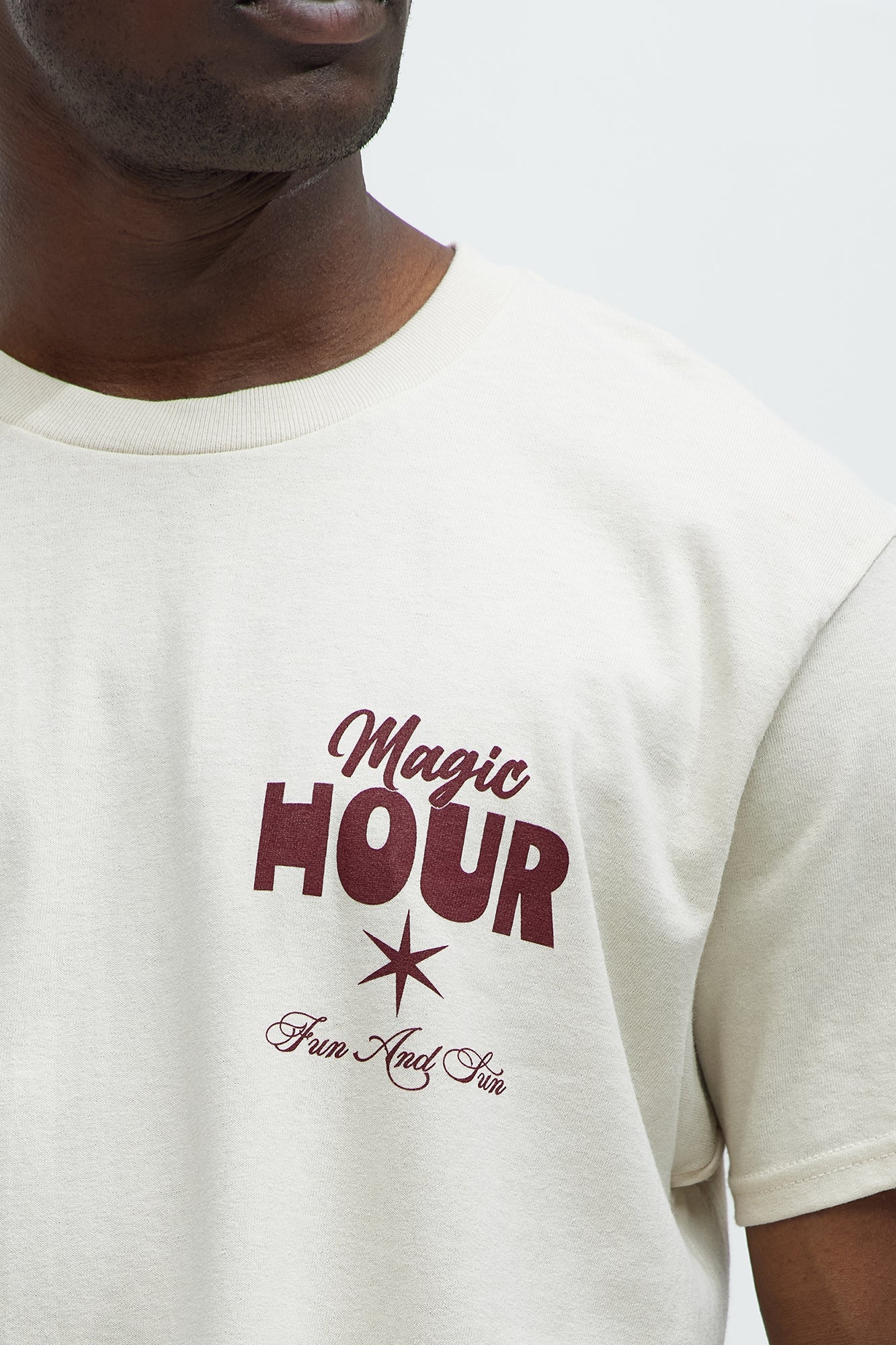 The Magic Hour Short Sleeve Tee - Natural