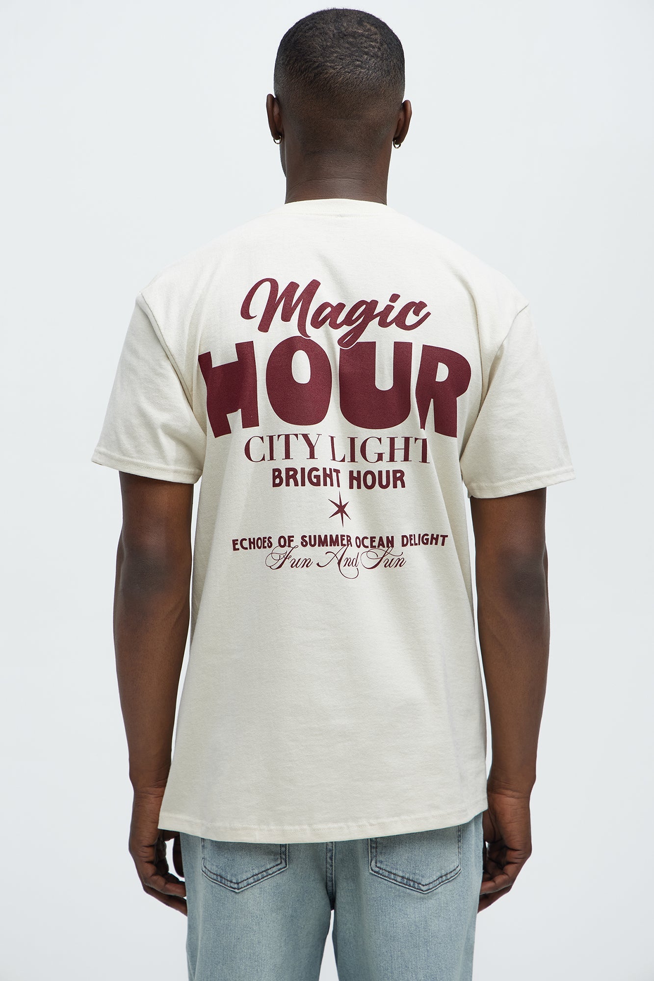 The Magic Hour Short Sleeve Tee - Natural