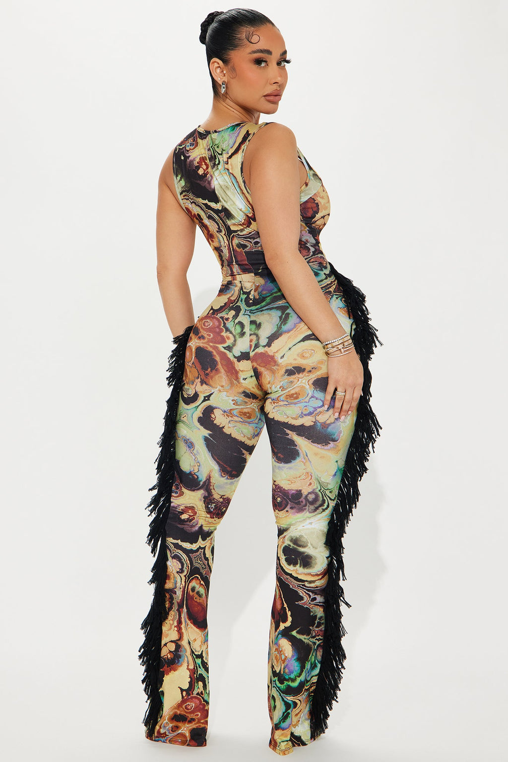 All At Once Jumpsuit - Black/combo