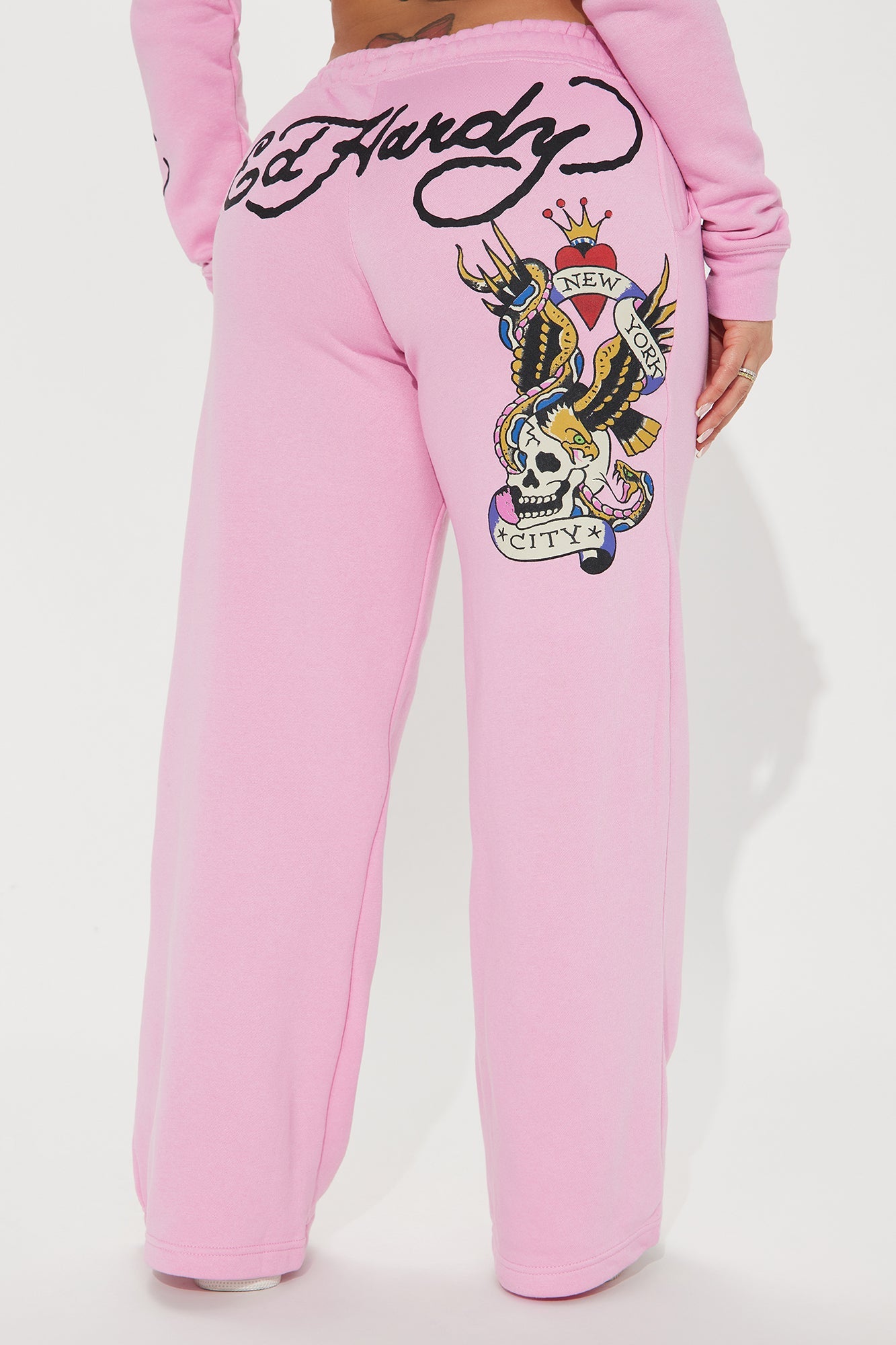 Ed Hardy New York Eagle Pant - Pink