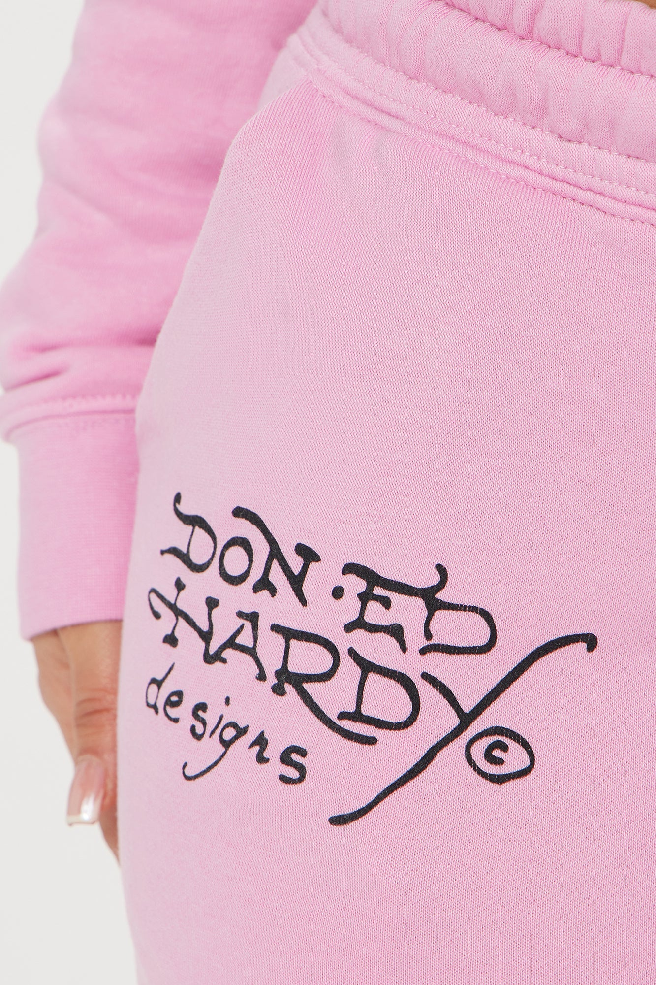 Ed Hardy New York Eagle Pant - Pink